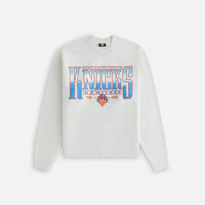 Kith Women for the New York Knicks Ashwin Crewneck - Light Heather Grey