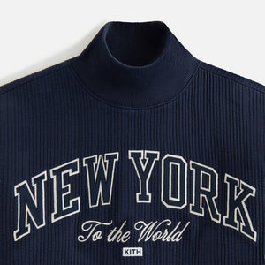 Kith Women for the New York Knicks Striped Interlock Turtleneck - Nocturnal PH