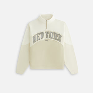 Kith Women for the New York Knicks Hunter III Panelled Quarter Zip - Sandrift