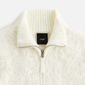 Kith Women Ina Cowlick Fur Track Zip - Sandrift