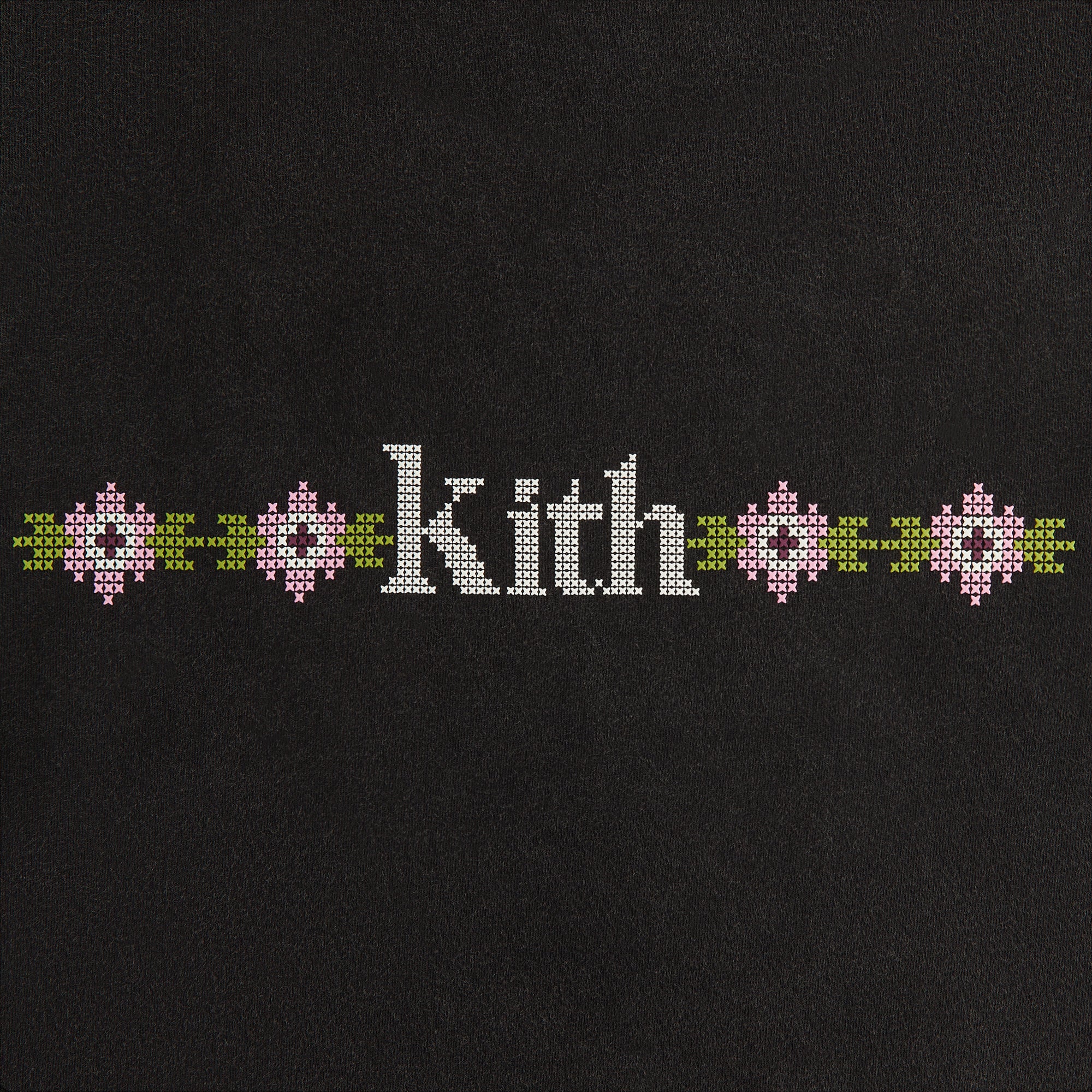 【KITH】Women Mulberry Needlepoint Vintage Tee（送料込み） Kith Women Mulberry Needlepoint Vintage Tee - Sandrift
