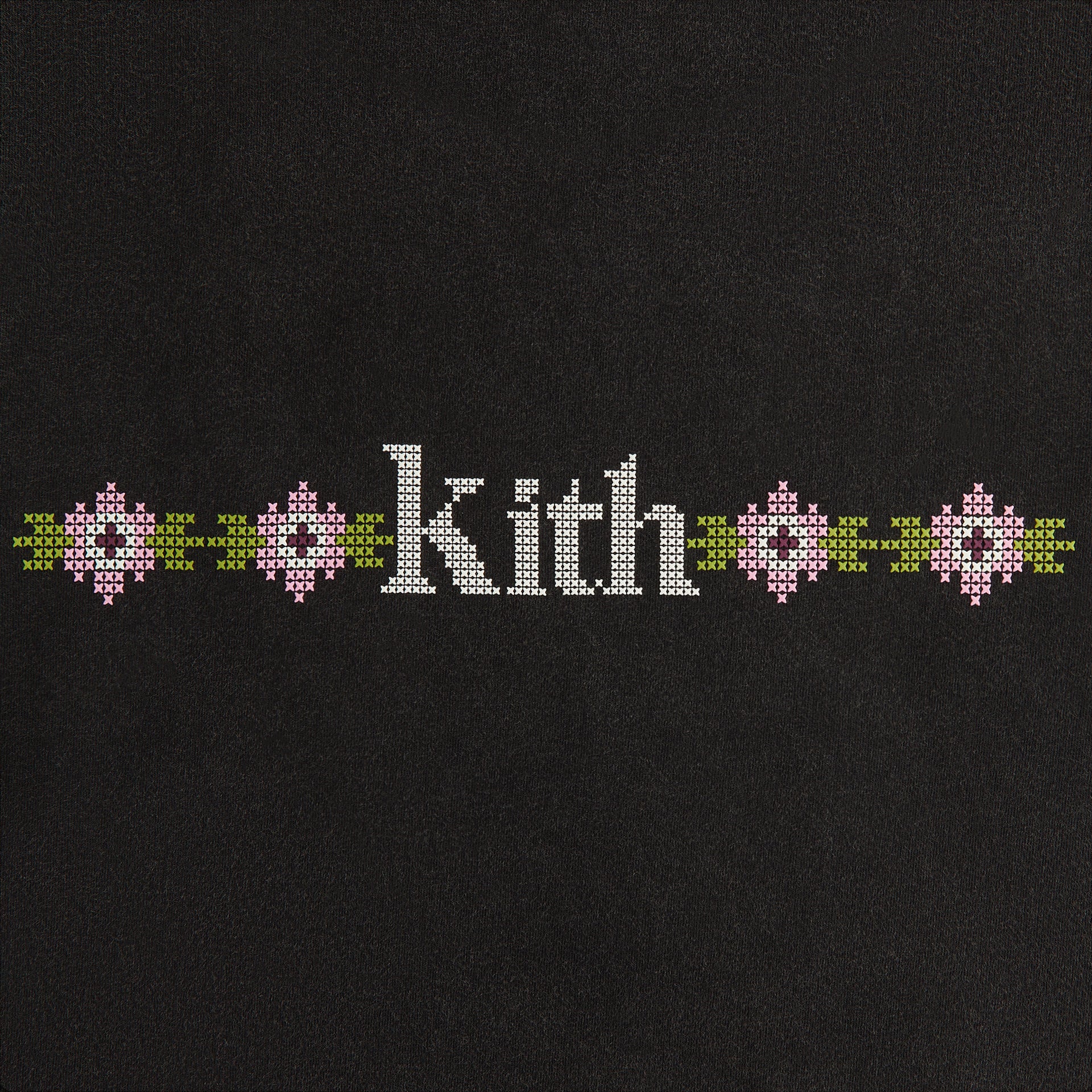 Kith Women Mulberry Needlepoint Vintage Tee - Black