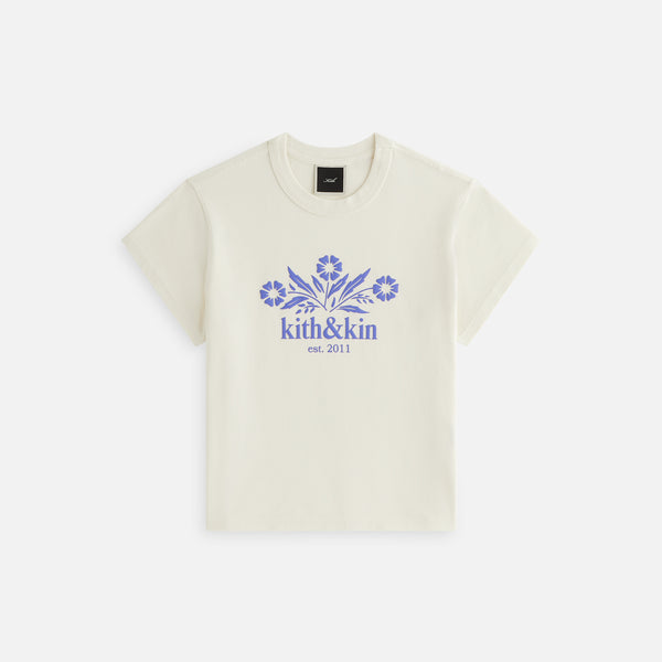 ☆ KITH botanical floral tee ロゴTシャツ ☆ KITH Botanical Floral Tee 'Light Heather Grey' KH3999-002
