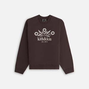 Kith Women Ashwin Kith & Kin Bellflower Crewneck - Incognito