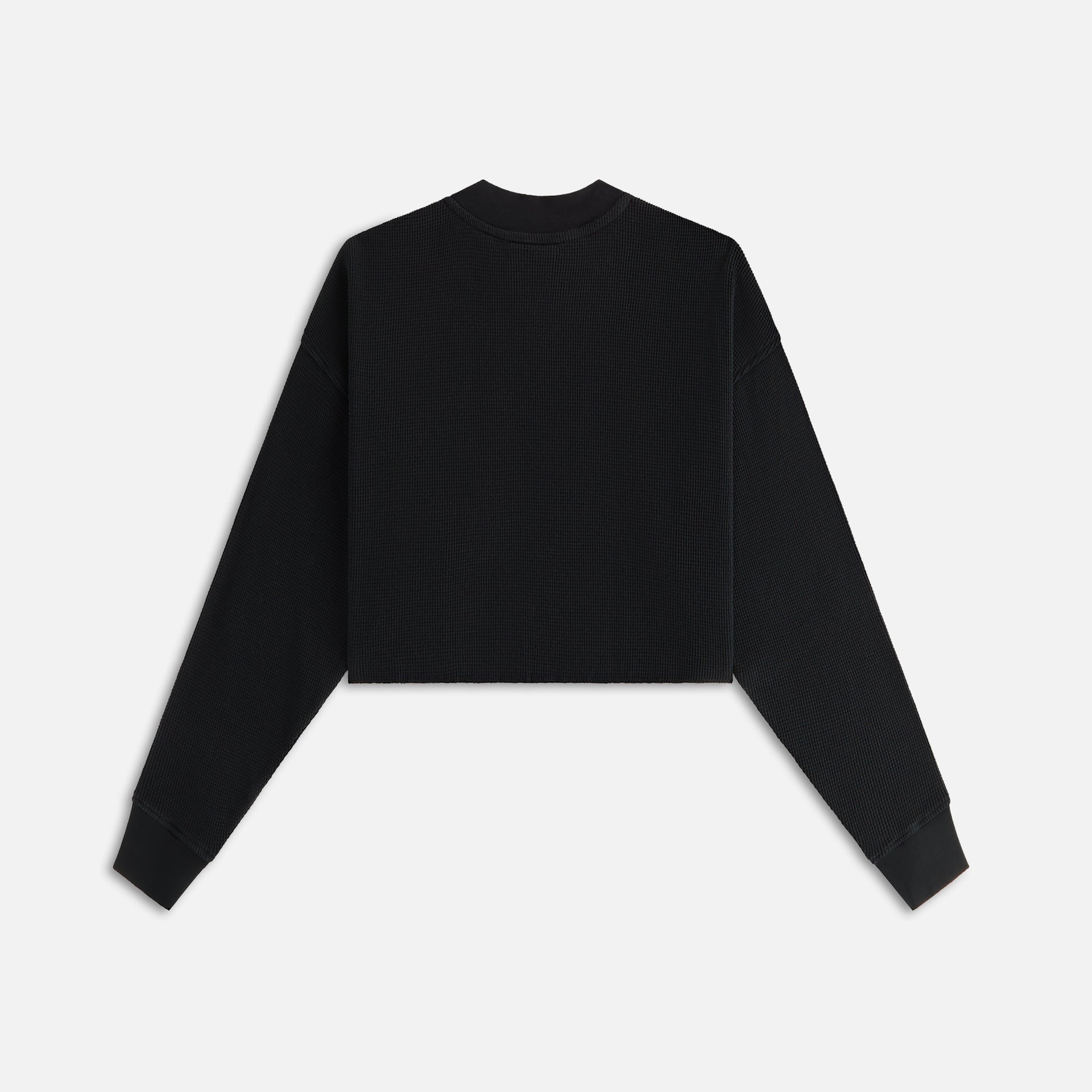 Kith Women Bryden Waffle Long Sleeve - Black