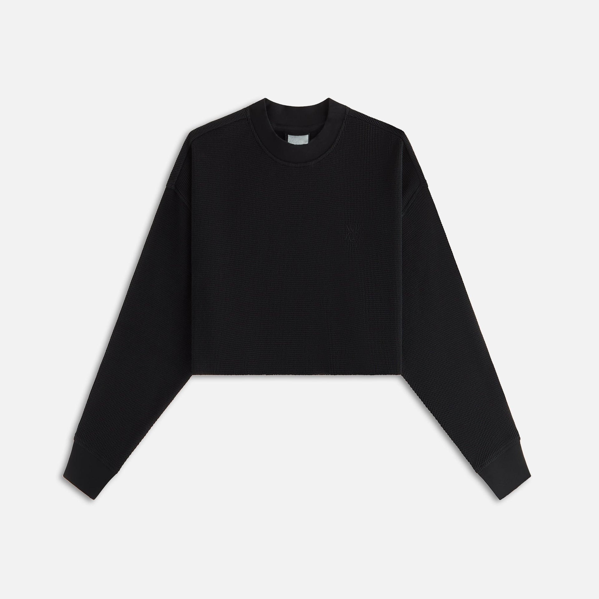 Kith Women Bryden Waffle Long Sleeve - Black PH