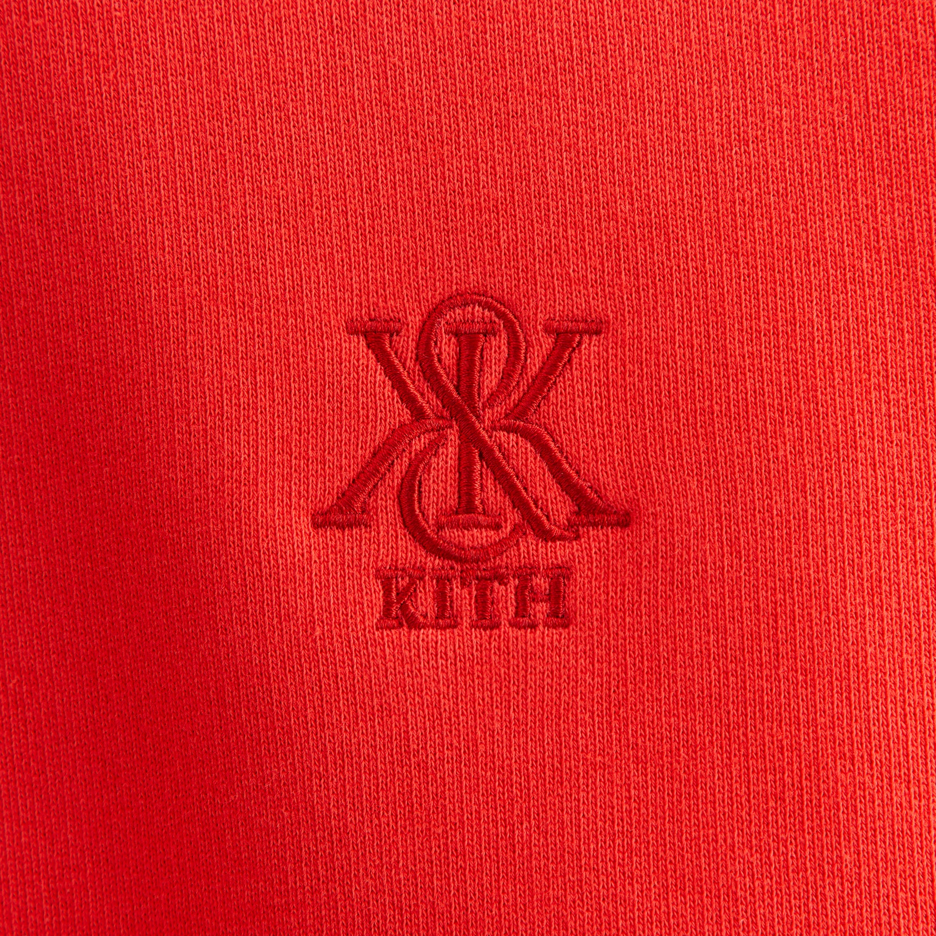 Kith Women Asher Crest Crewneck - Cinnabar