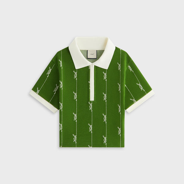 leinwande knit polo グリーン 100% WOOL KNIT POLO SHIRT - Green | ZARA United States