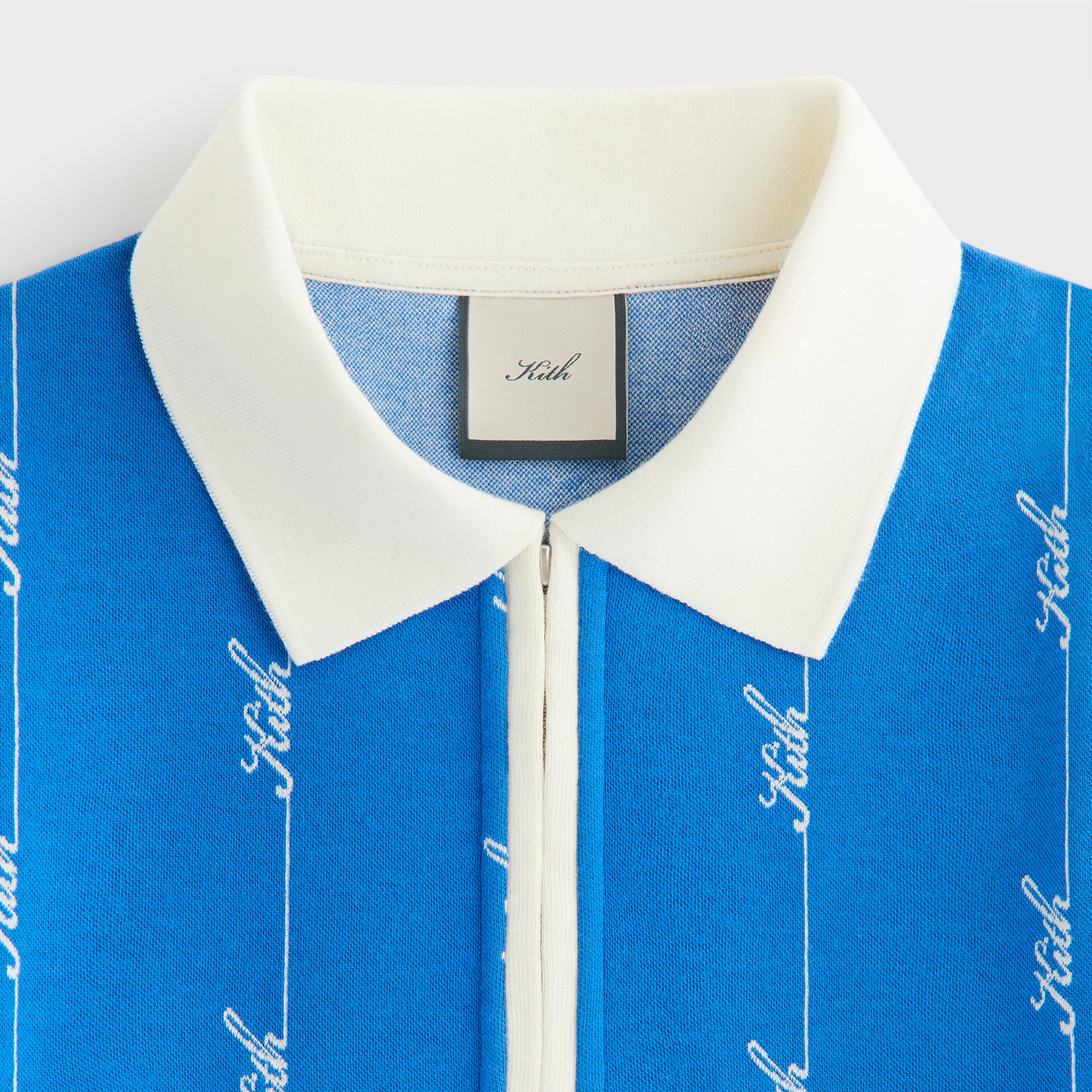 【完売品最終値下げ】Kith Taylen Pique Logo Knit Kith Women Taylen Pique Logo Knit Polo Calypso - SS24 - US