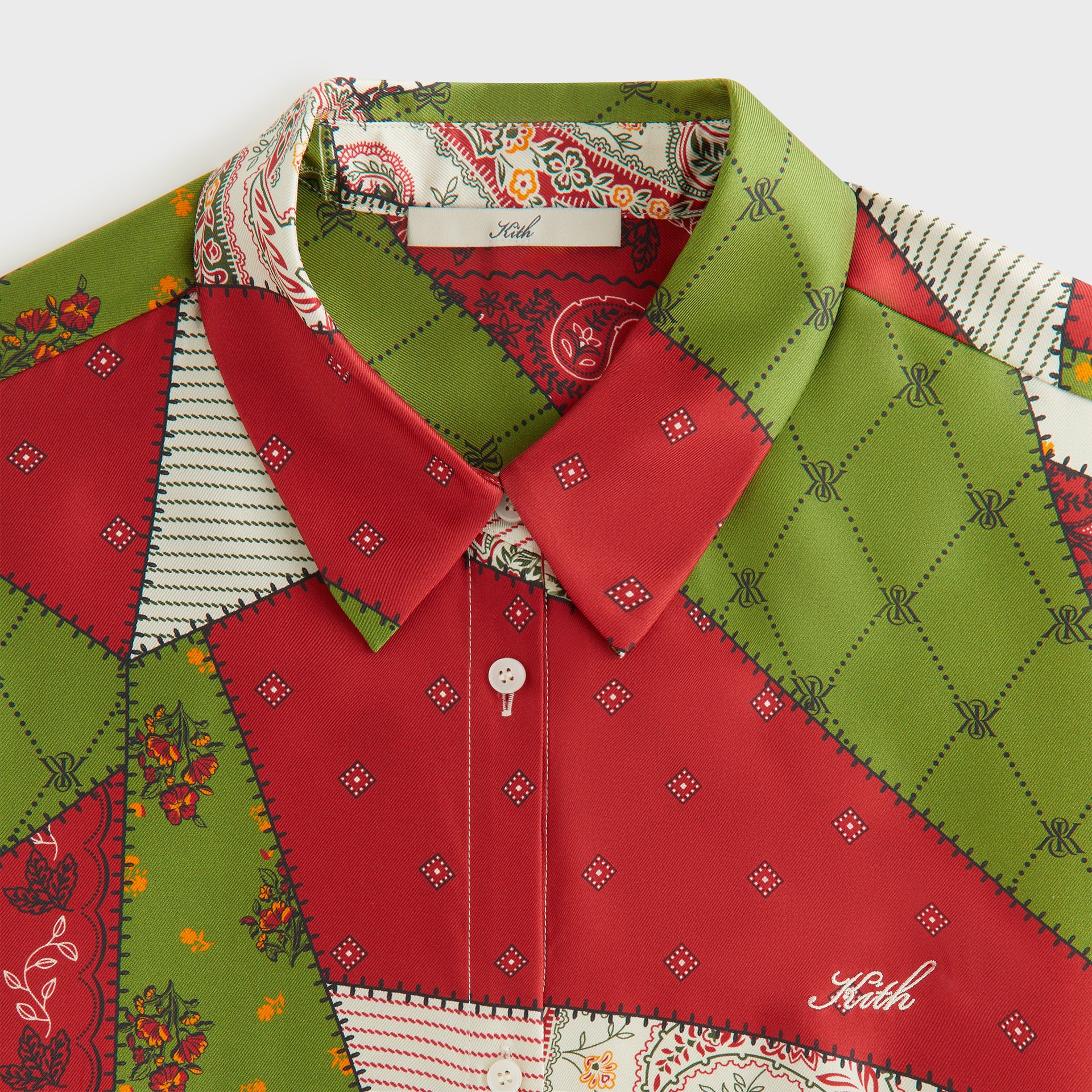 Kith Women Siena Patchwork Print Shirt - Kyoho