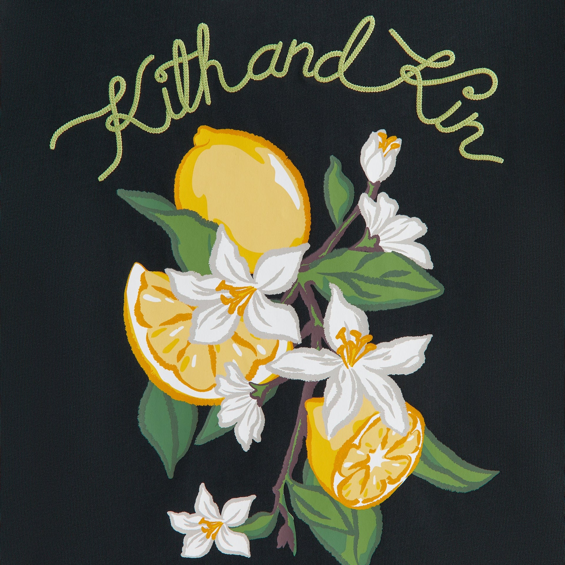 Kith Women Citrus Mulberry Vintage Tee - Black