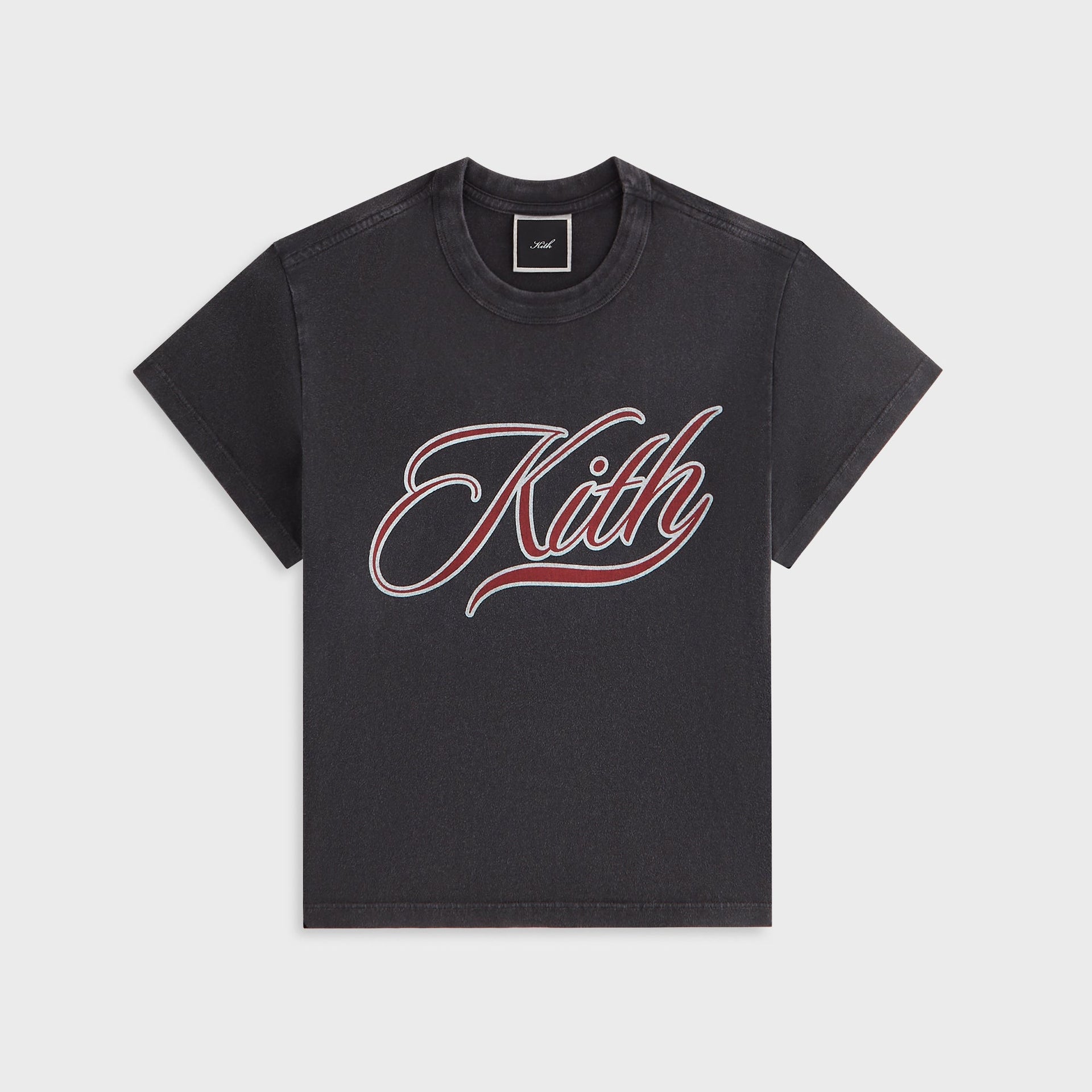 Kith Women Mulberry Vintage Varsity Tee - Black - PH
