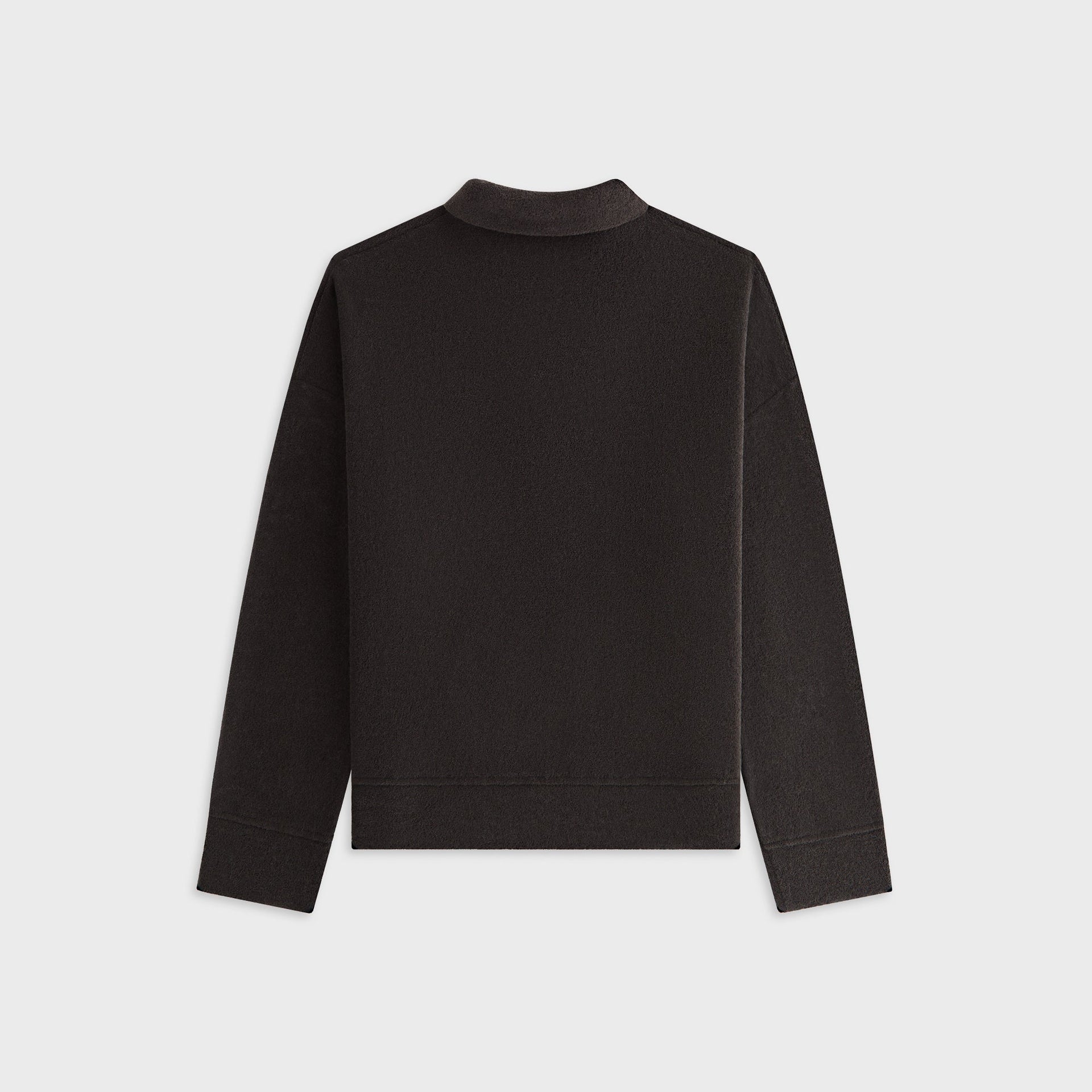 Kith Women Selma Boucle Towel Polo Long Sleeve - Kindling - PH