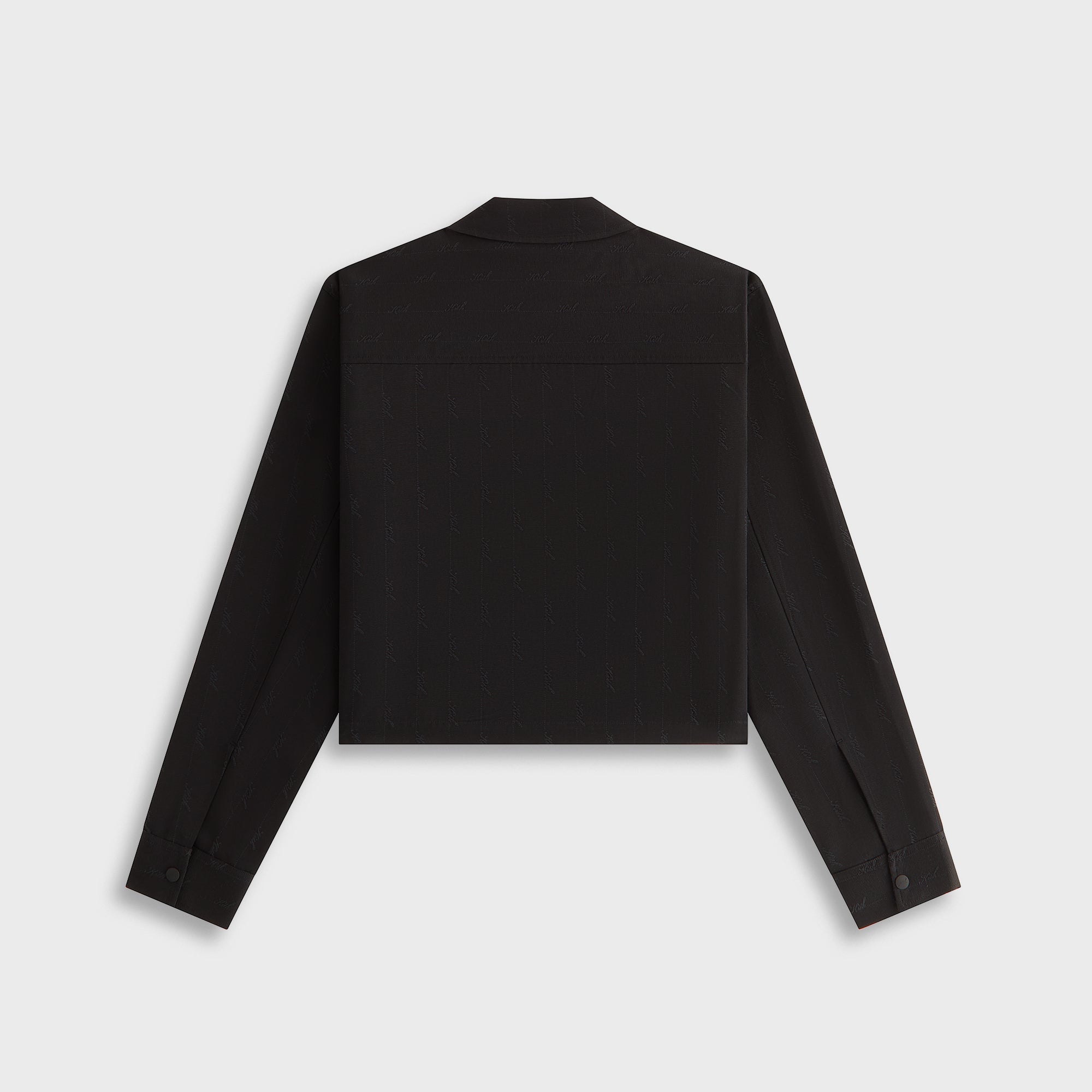 Kith Women Corwin Script Faille Jacket - Black - PH