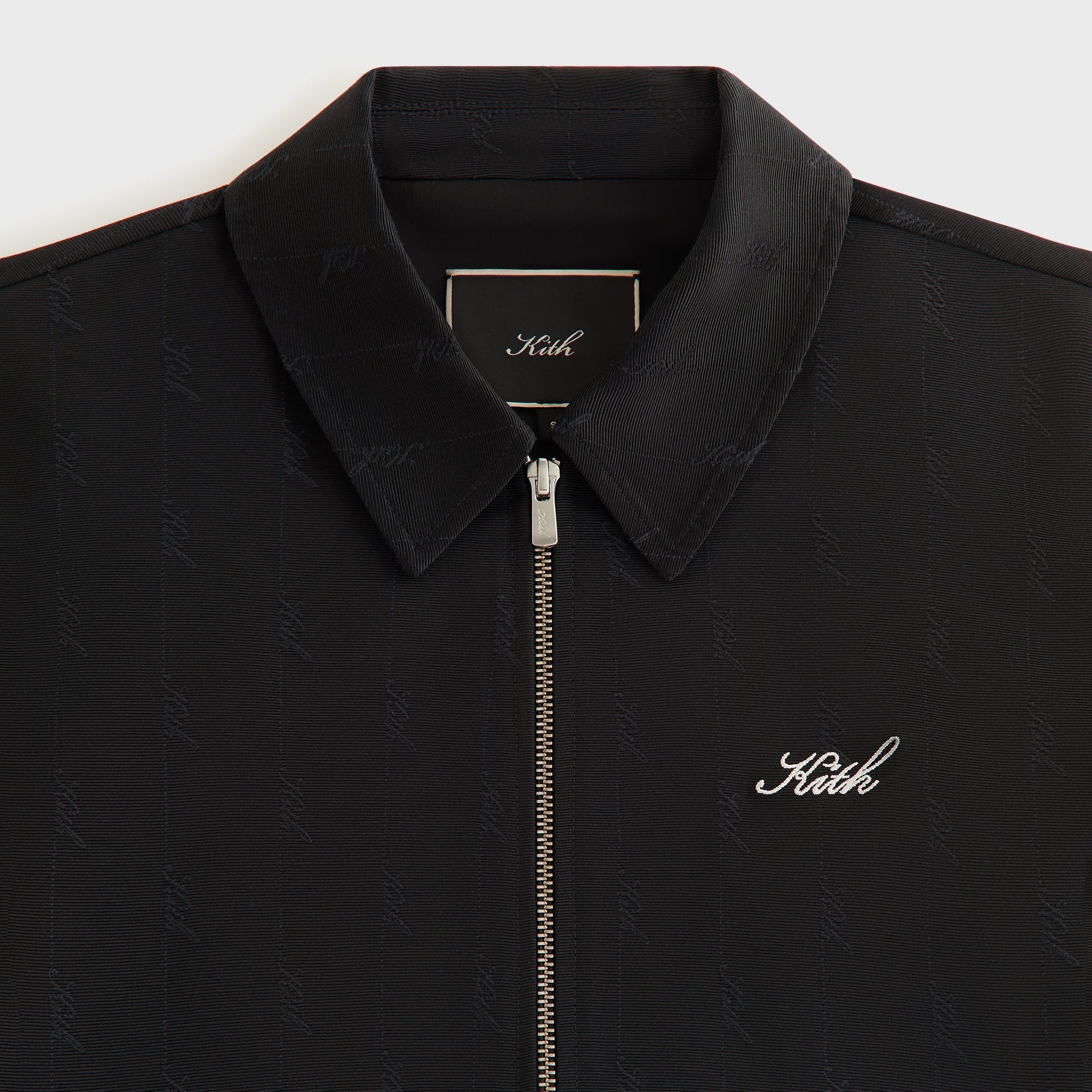 Kith Women Corwin Script Faille Jacket - Black - PH
