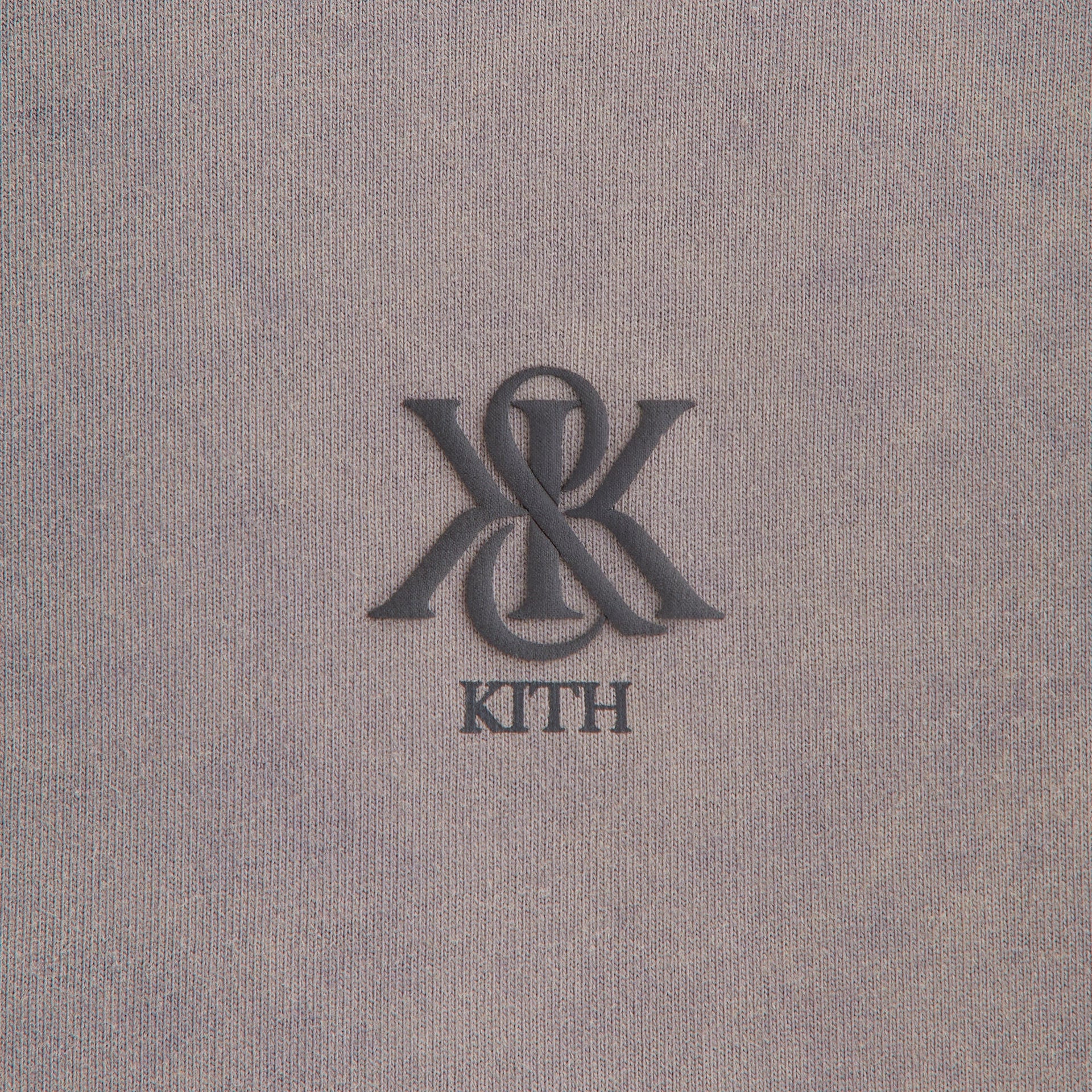 Kith Women Mockneck Vintage Sueded Tee - Thunder