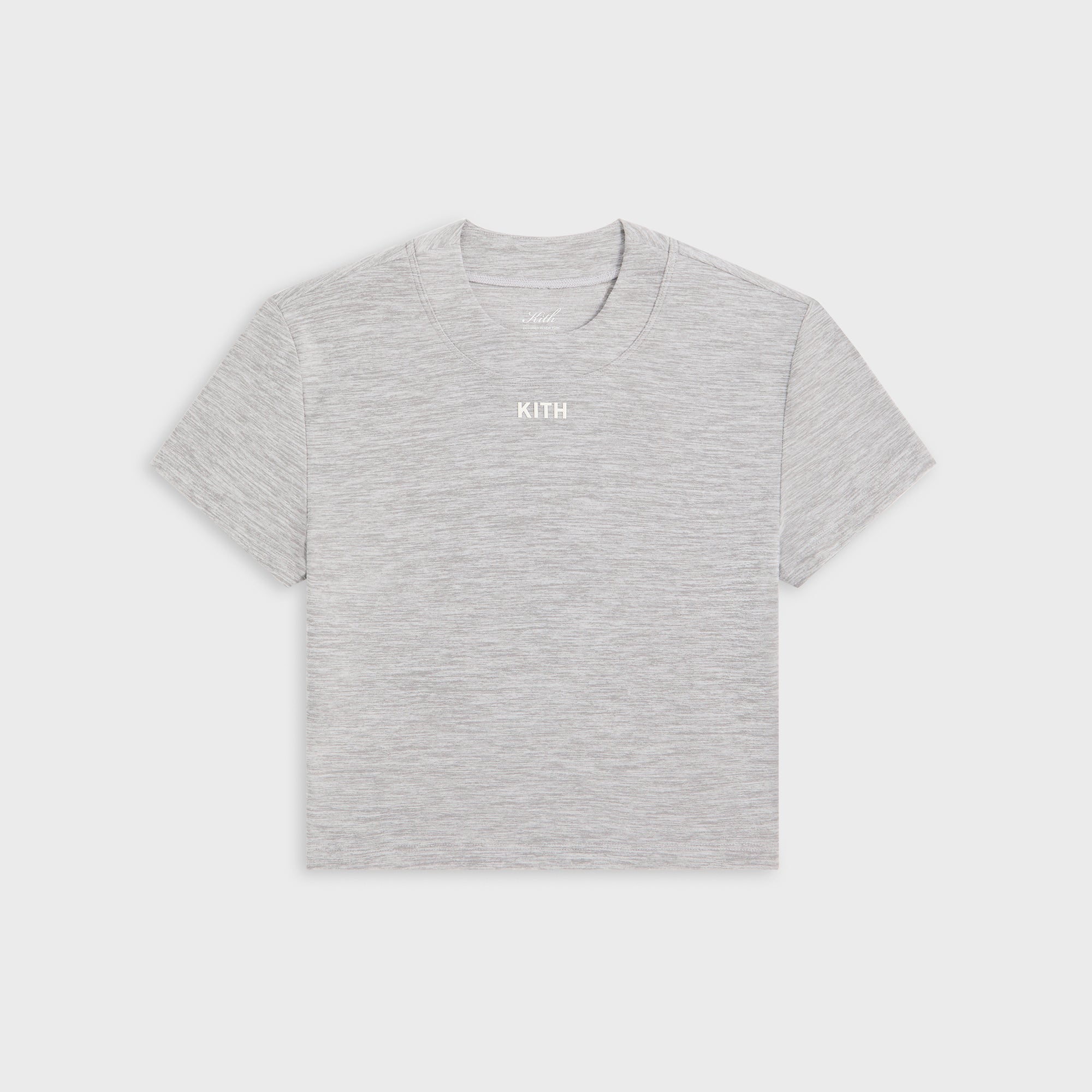 Kith Women Mulberry II Active Tee - Cool Heather Grey – Kith Japan