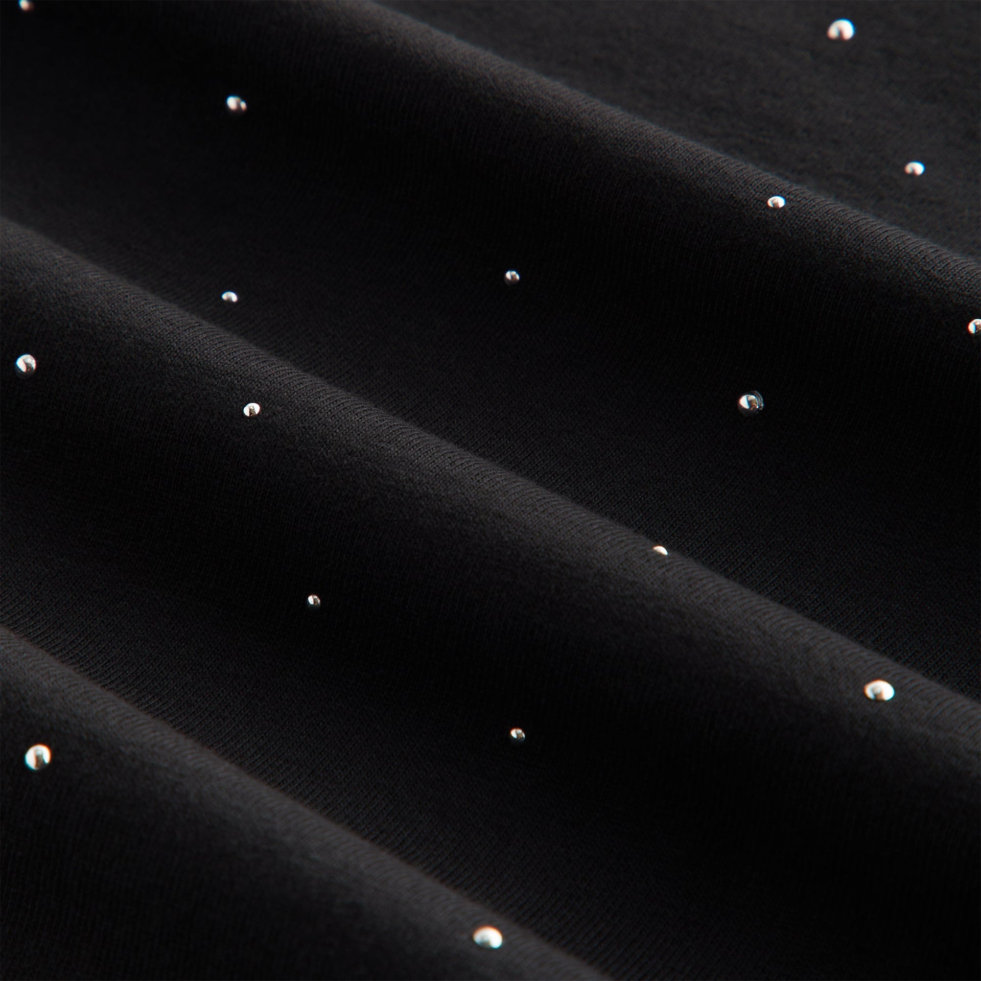 Kith Women Mulberry Vintage Studded Crest Tee - Black - PH