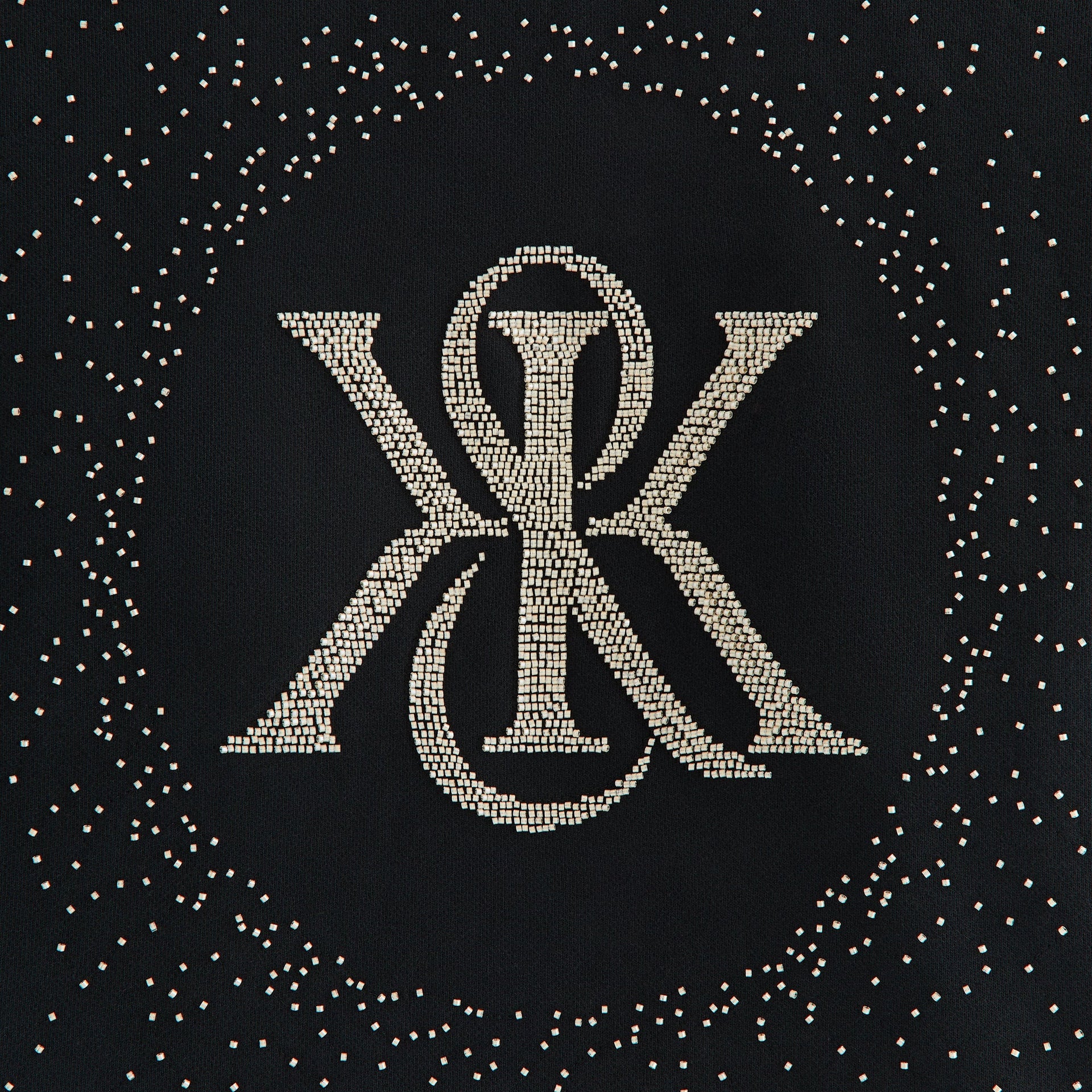 Kith Women Maverick Beaded Crest Hoodie - Black