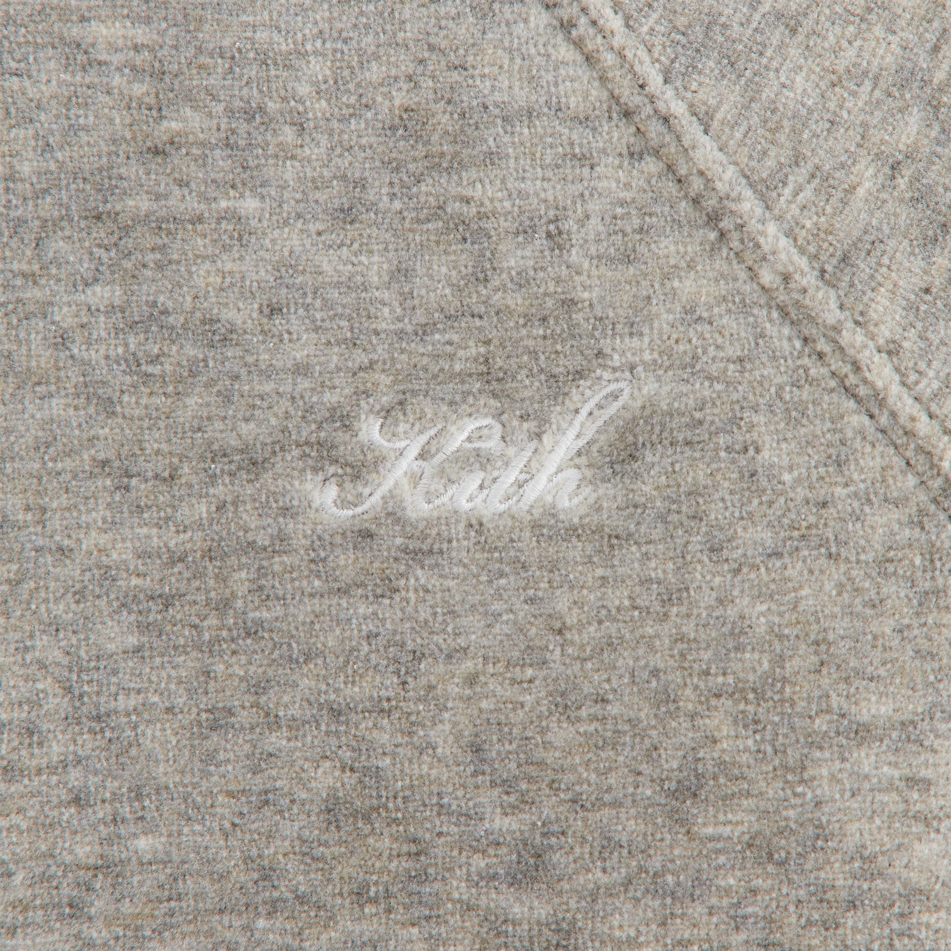 Kith Women Tatum Velour Hoodie - Light Heather Grey - PH