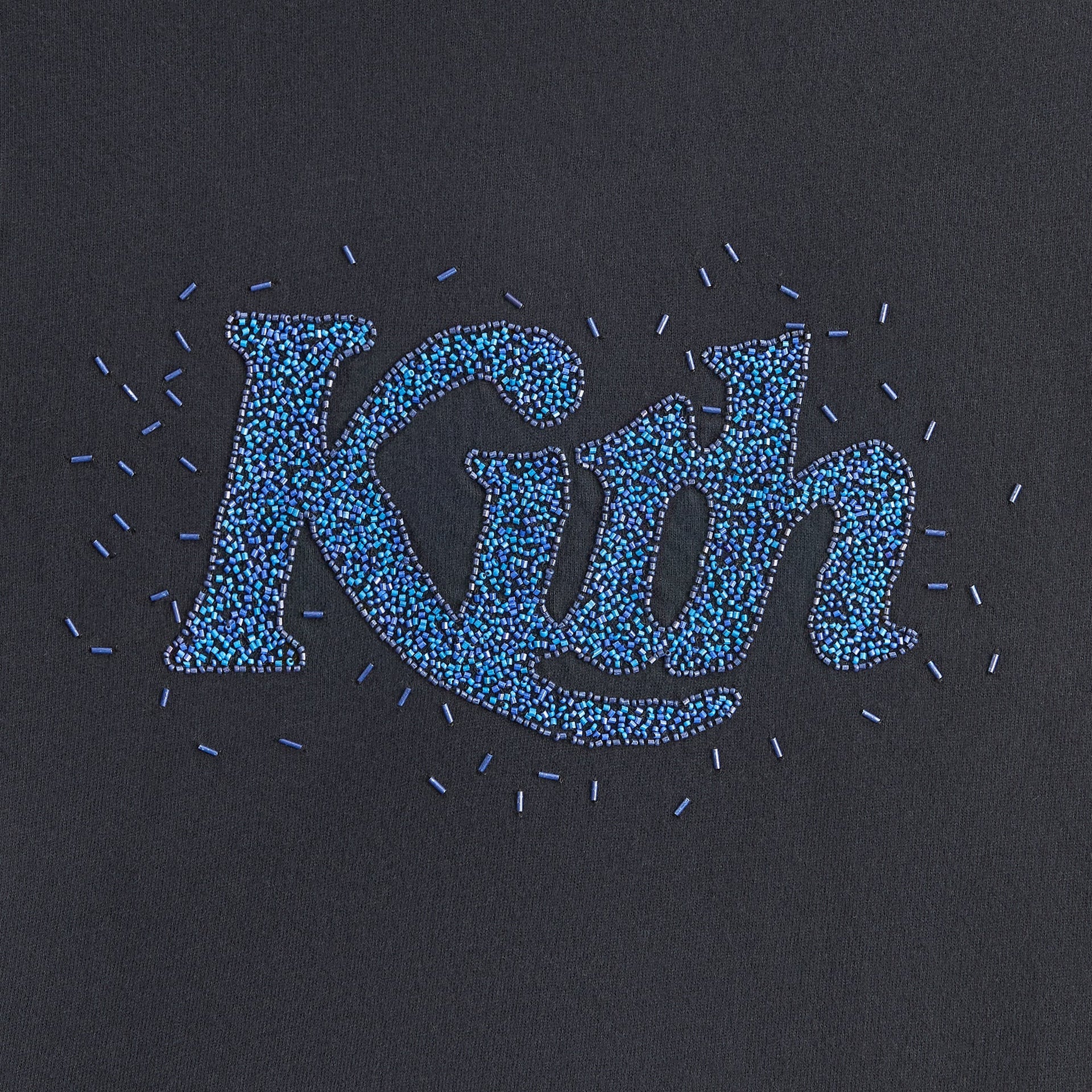 Kithmas Women Mulberry Vintage Embellished Swash Logo Tee - Black - PH