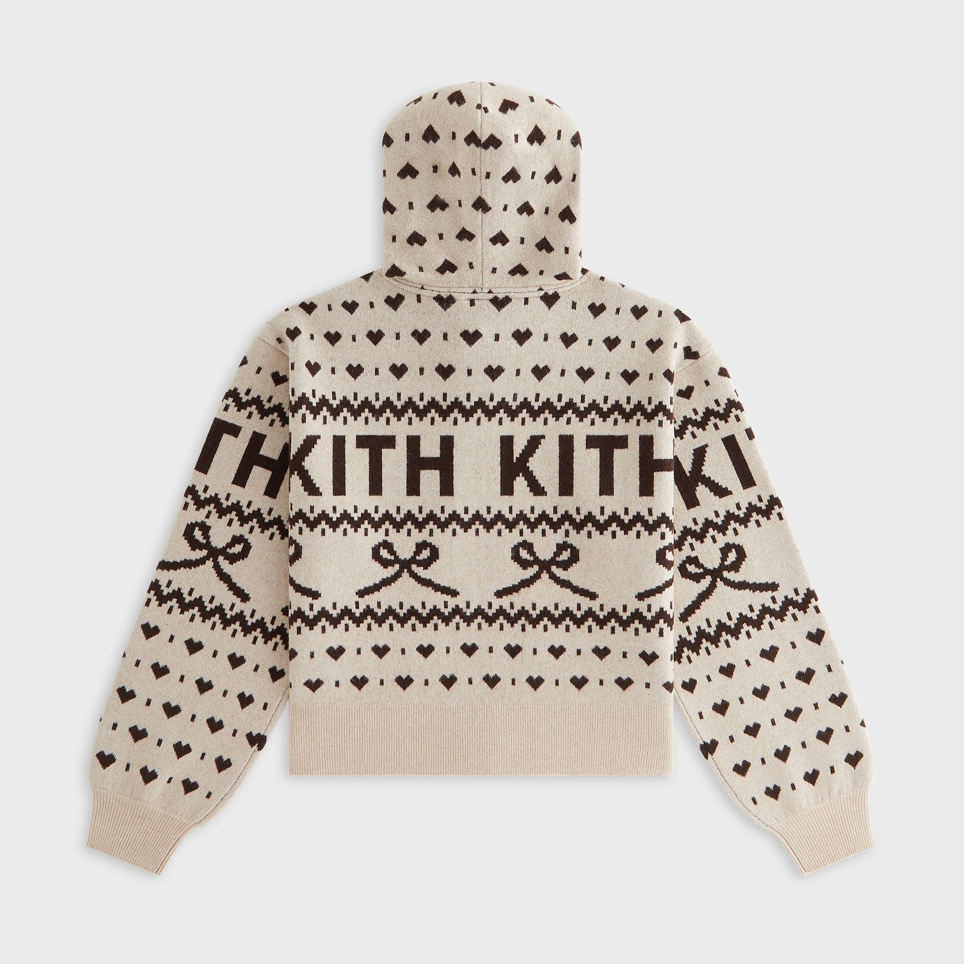 Kithmas Women Tanner Ribbon Sweater Hoodie - Sandrift - PH
