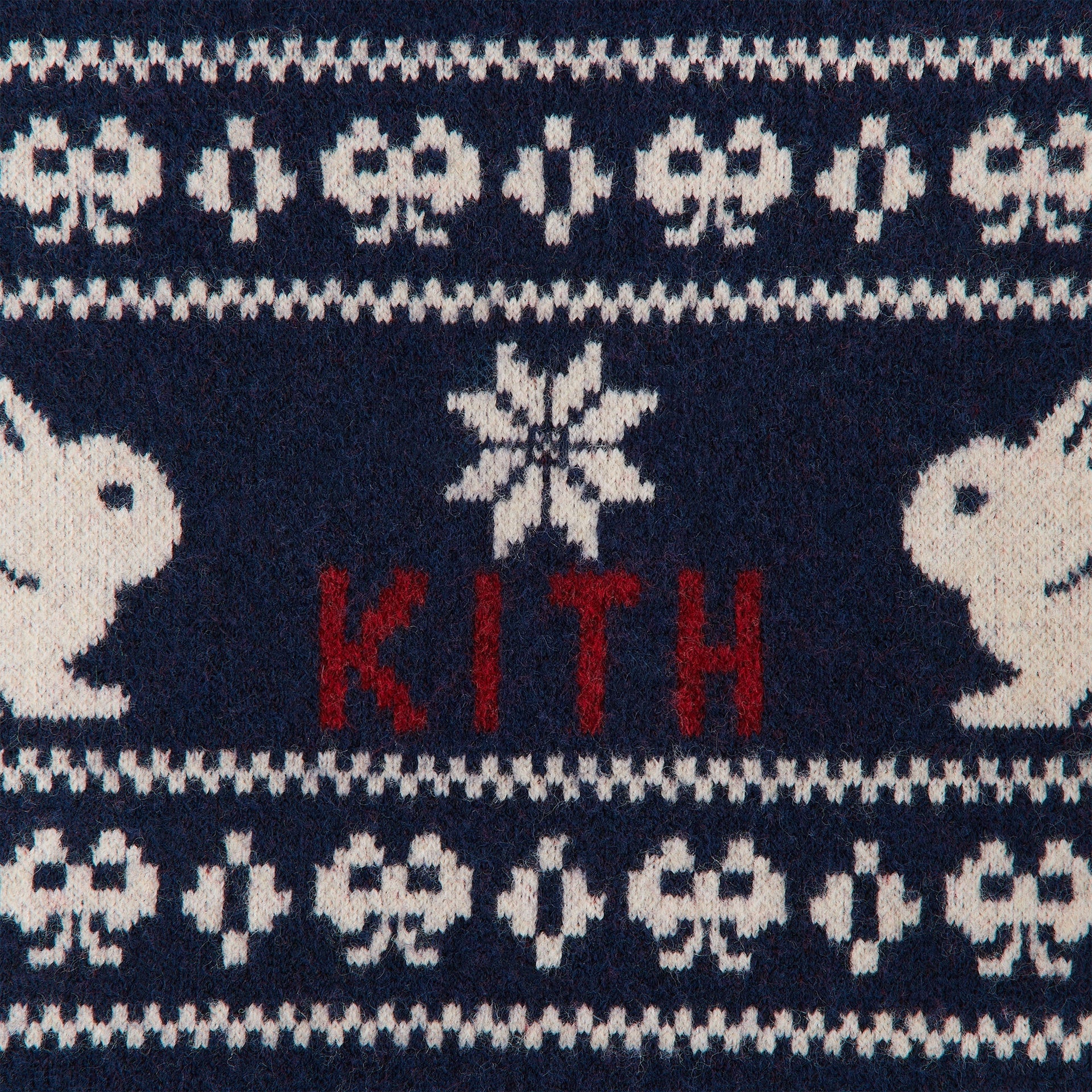 Kithmas Women Freja Cropped Bunny Sweater - Ink - PH