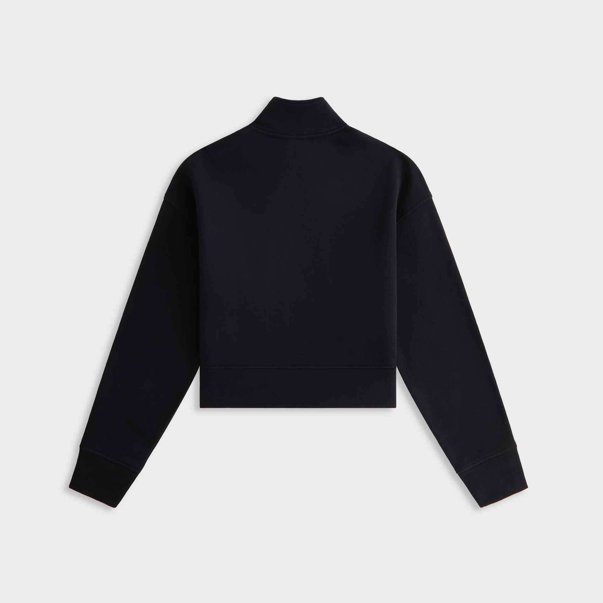 Kith Women Walden Fleece Asymmetrical Quarter Zip - Black - PH