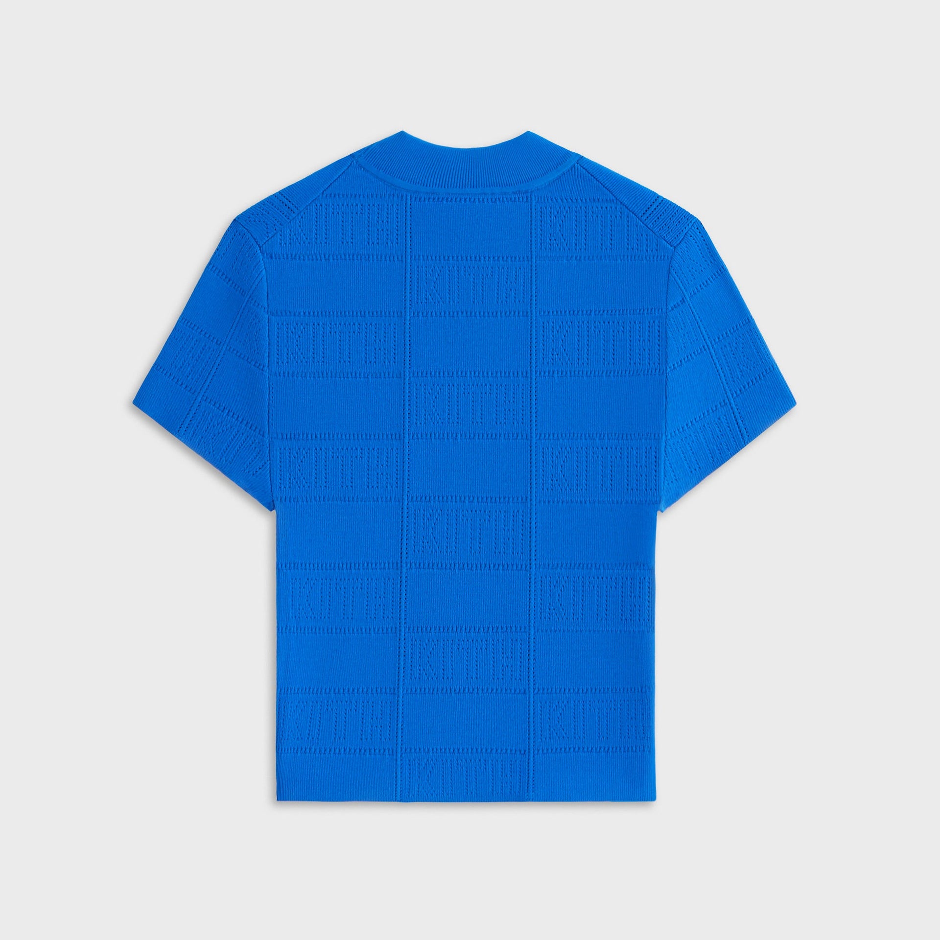 Kith Women Arys Monogram Pointelle Tee - Lake