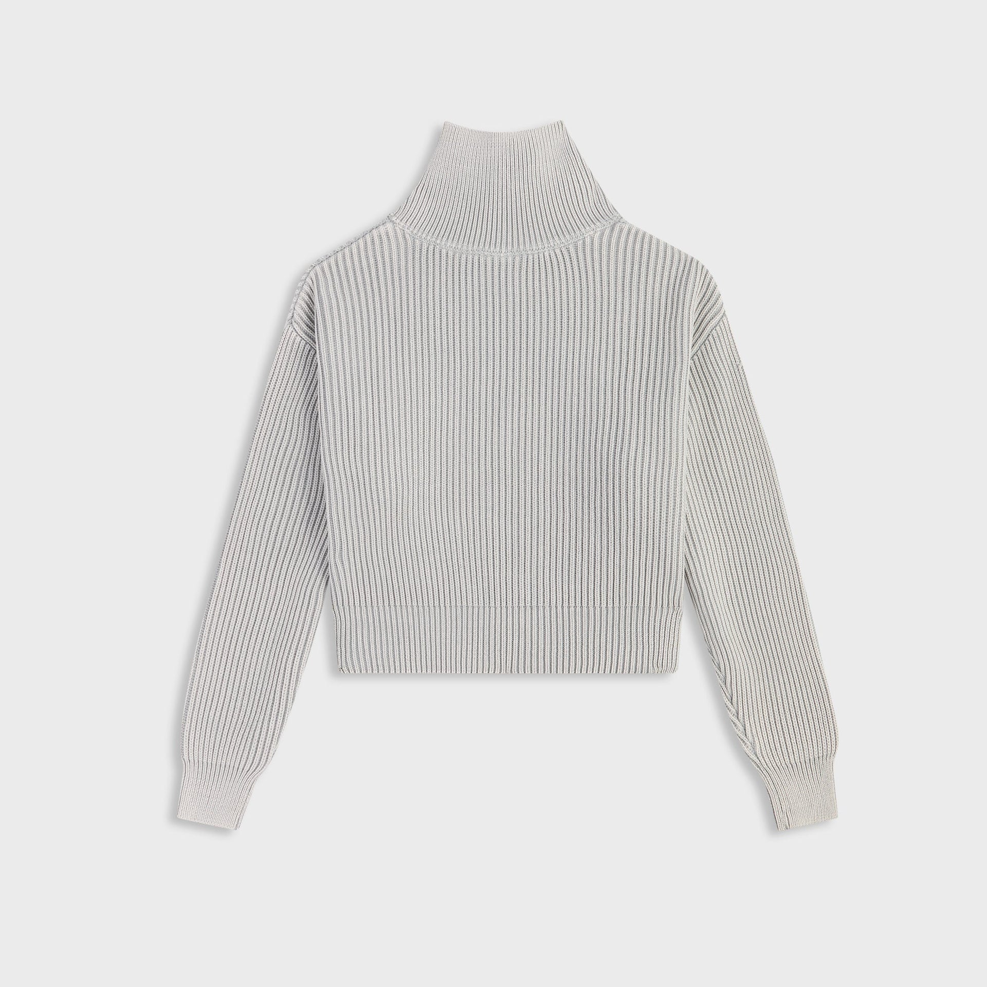 Kith Women Wyler III Asymmetrical Zip Sweater - Mist