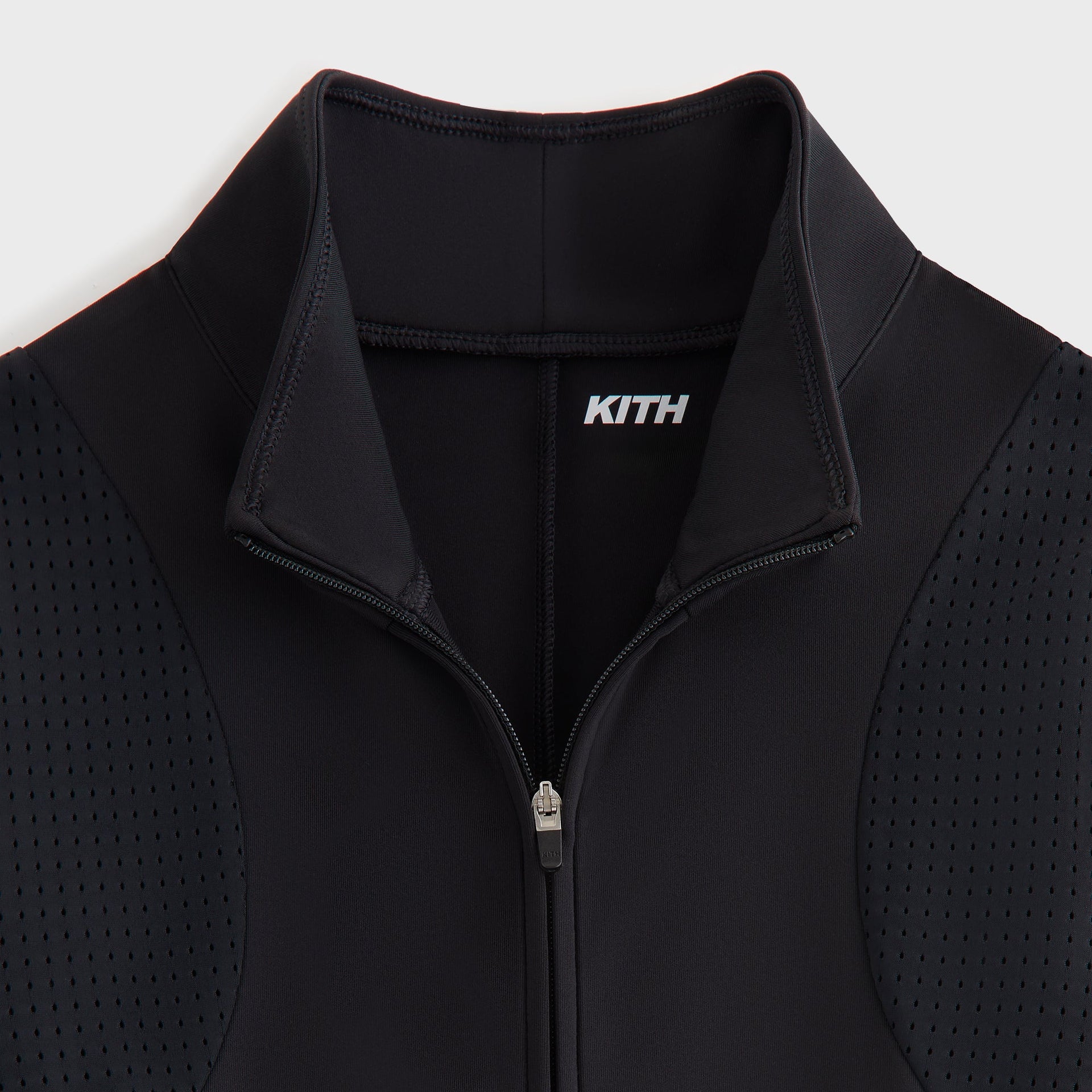 Kith Women Alida II Paneled Zip Top - Black