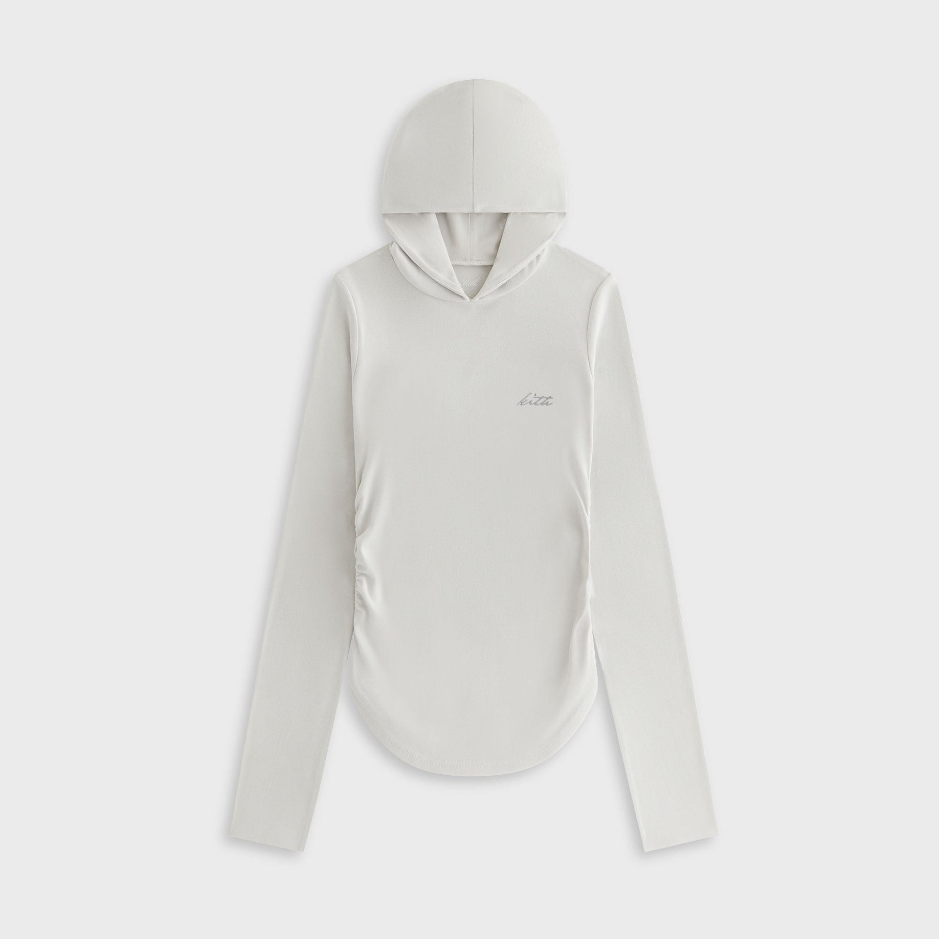 Lisa for Kith Women Sofi Ruched Hoodie - Tin