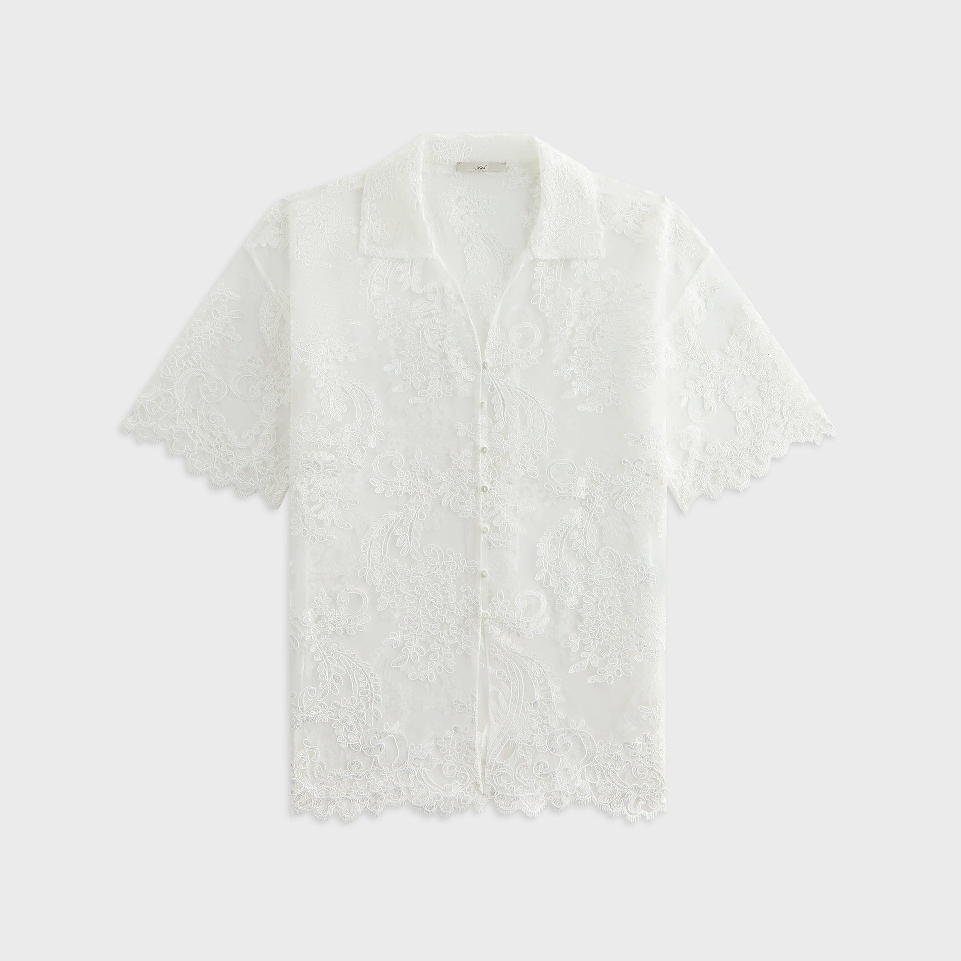 Lisa for Kith Women Laina Lace Overshirt - White - PH