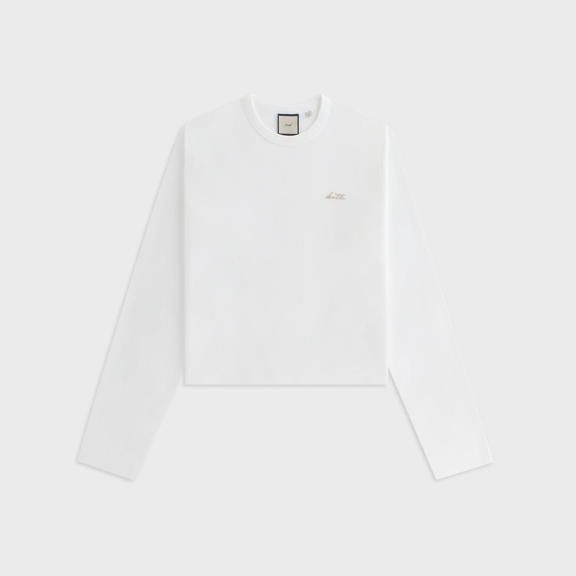 Kith Women Shrunken Jay Long Sleeve - White - PH
