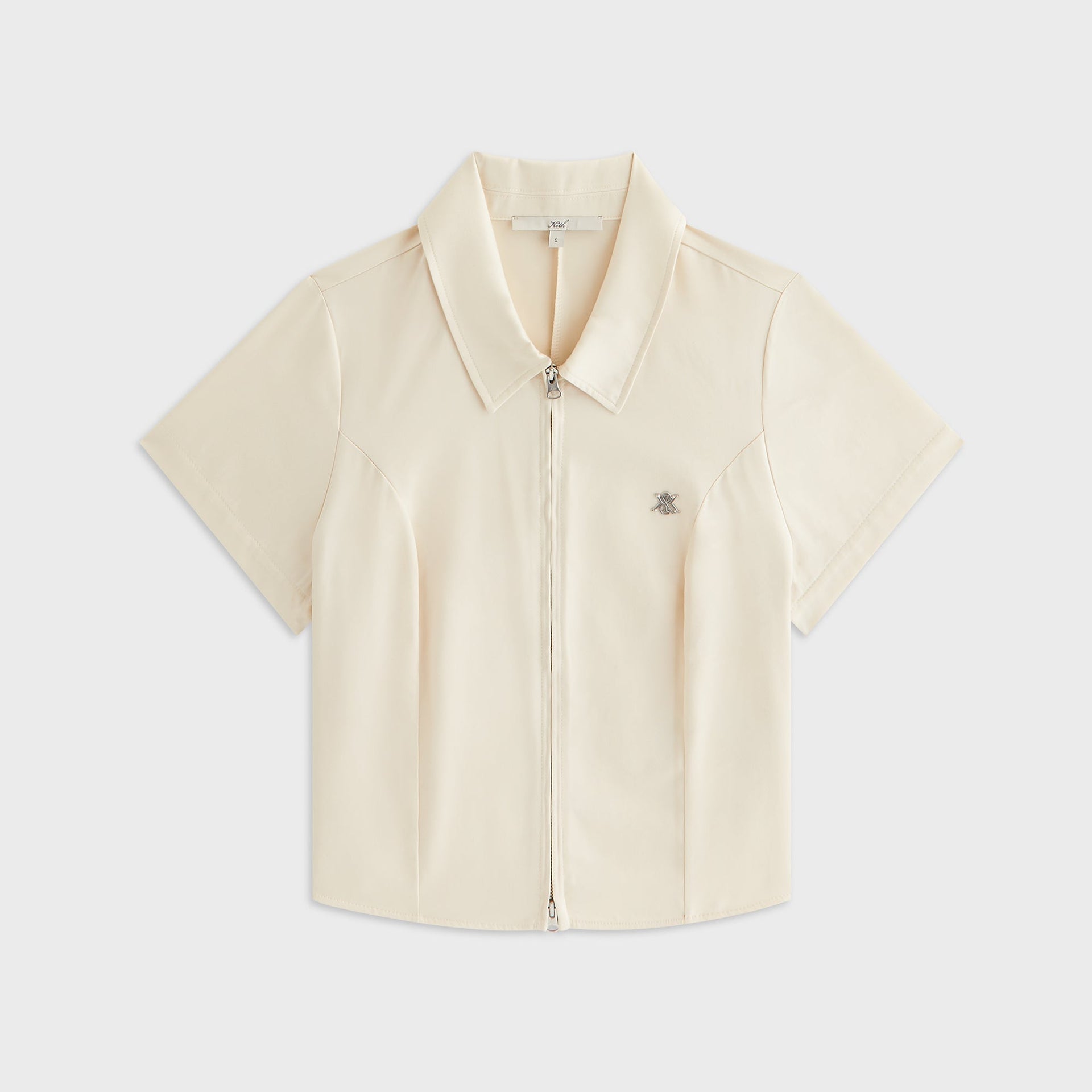 Kith Women Caela Zip Polo Shirt - Silk - PH