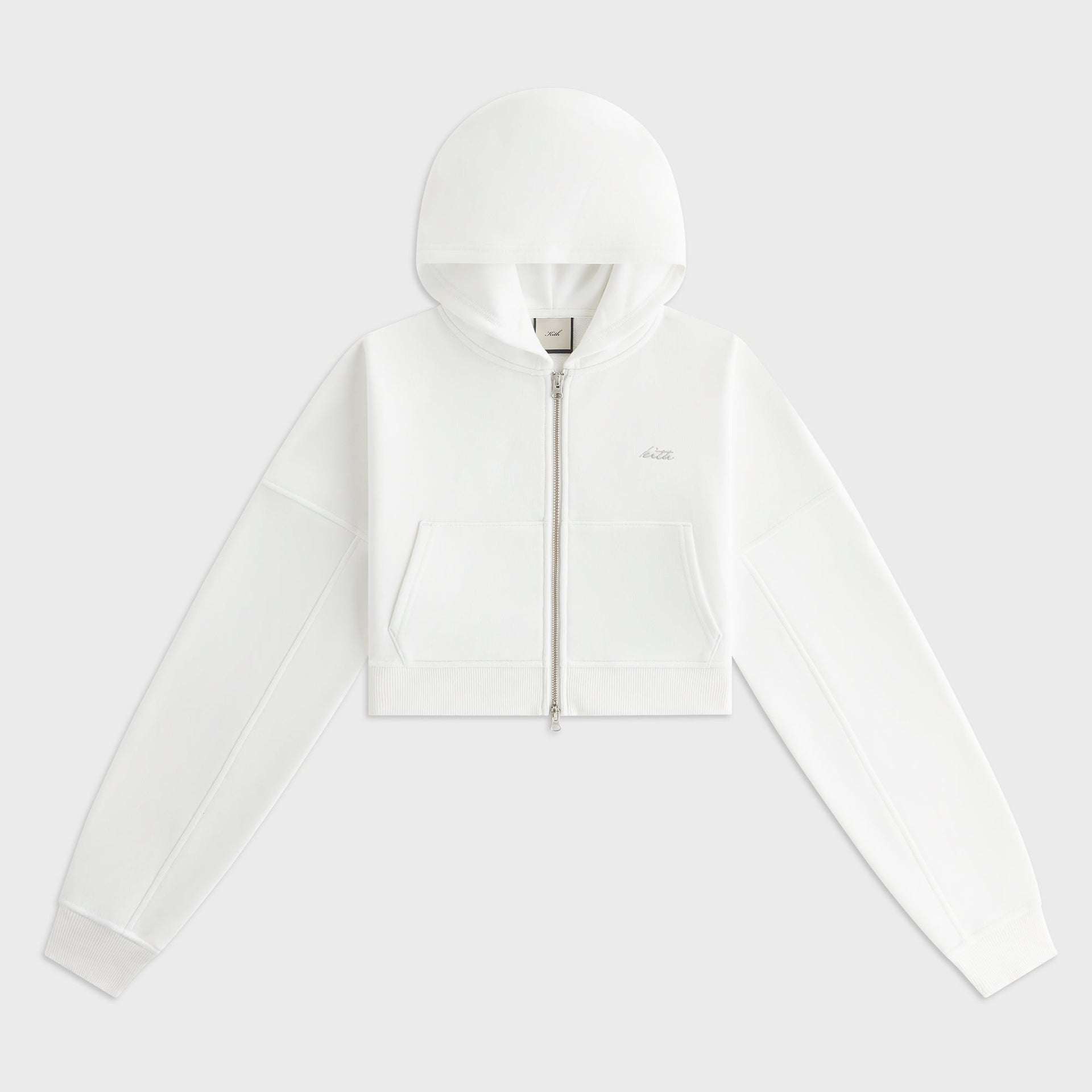 Kith Women Hendler Cropped Hoodie - White - PH