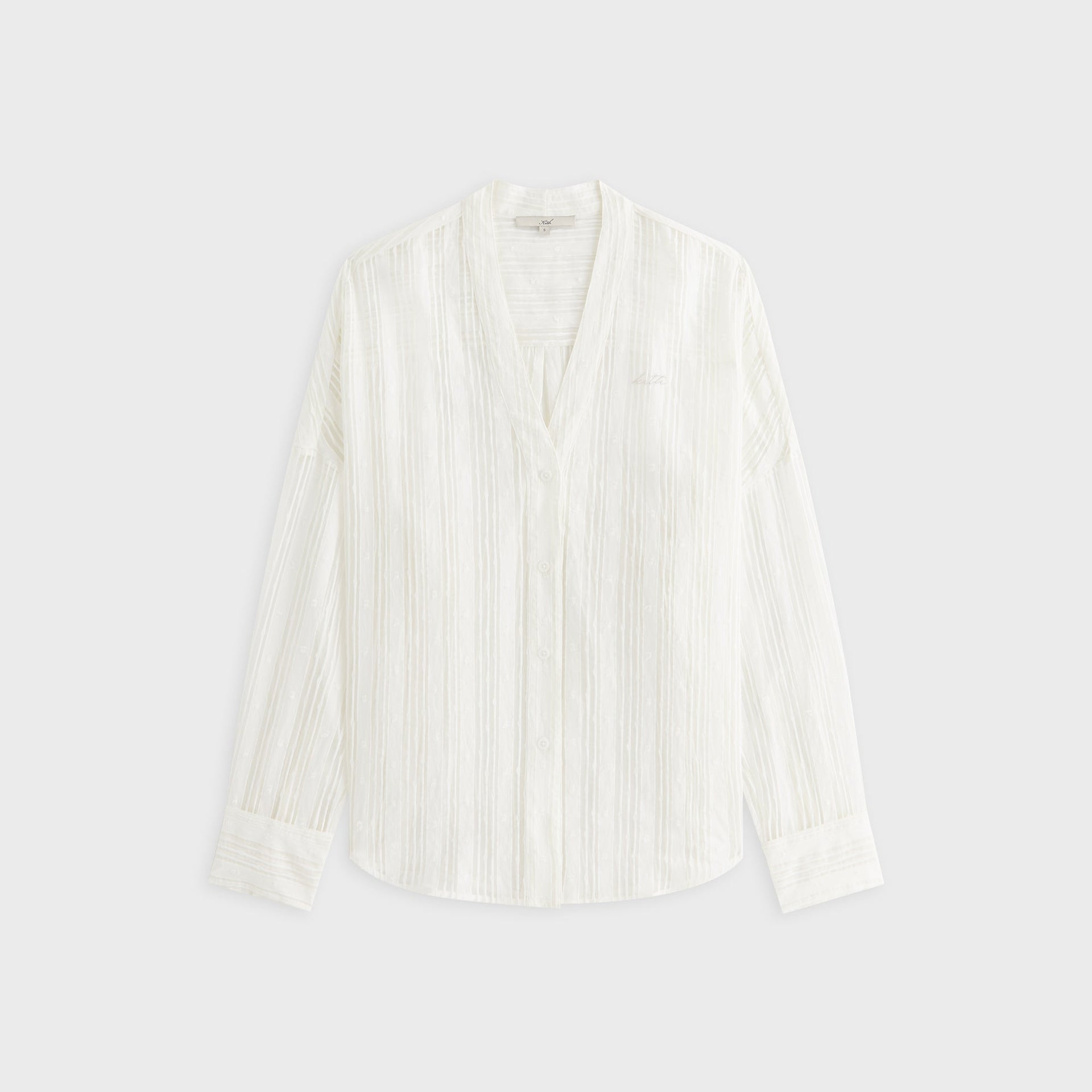 Kith Women Carmyn Sheer Cardigan Shirt - White - PH