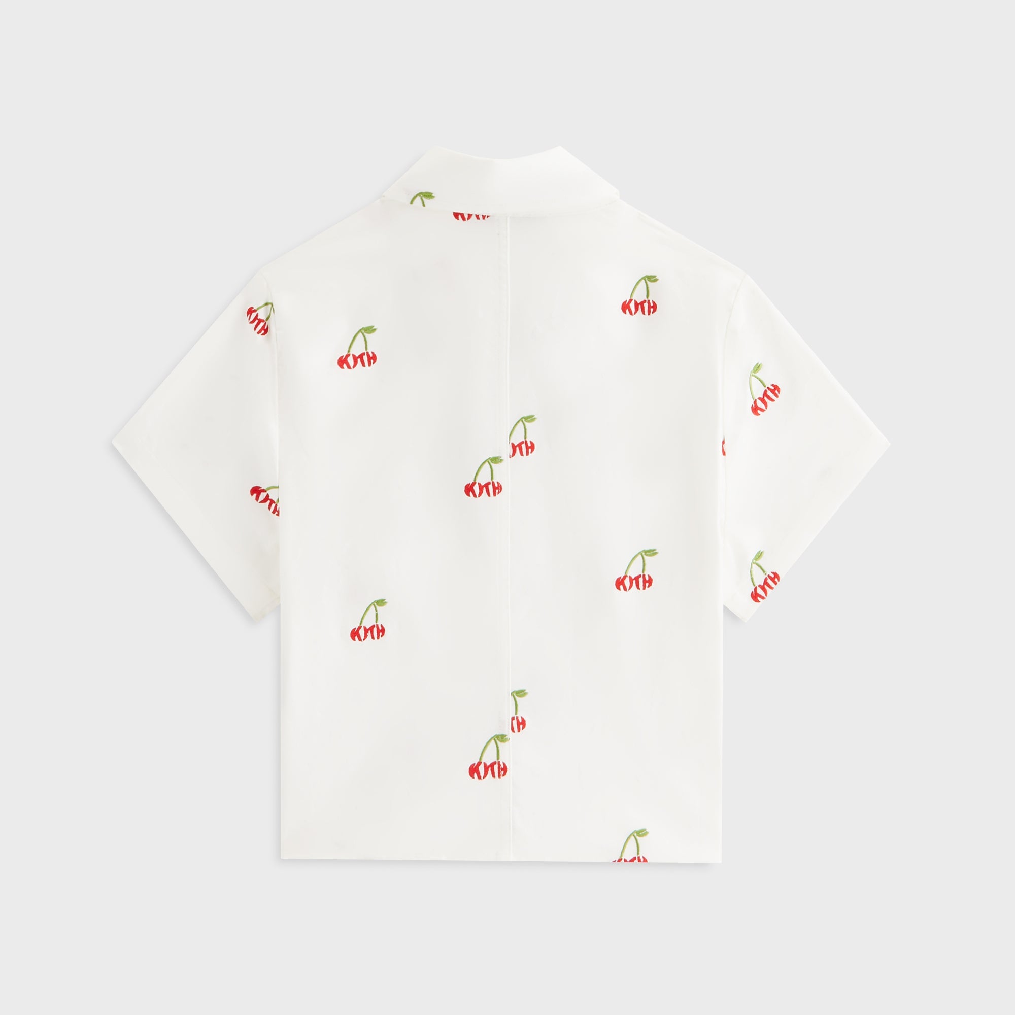 Kith Women Caela Cherry Oxford Zip Shirt - White