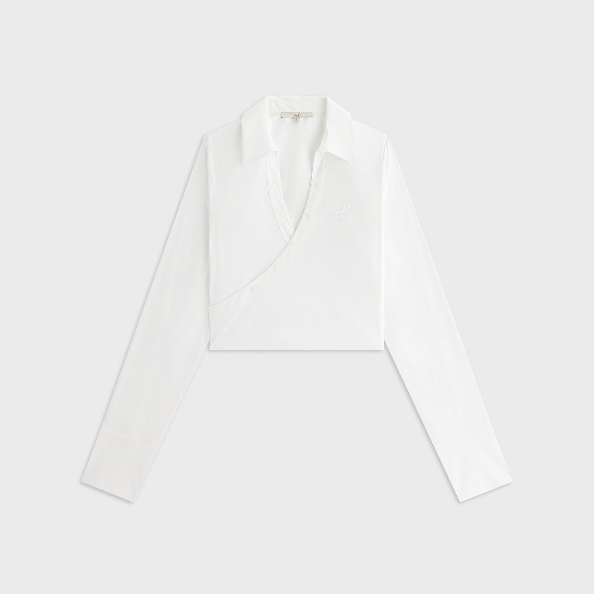 Kith Women Kairi Poplin Wrap Shirt - White