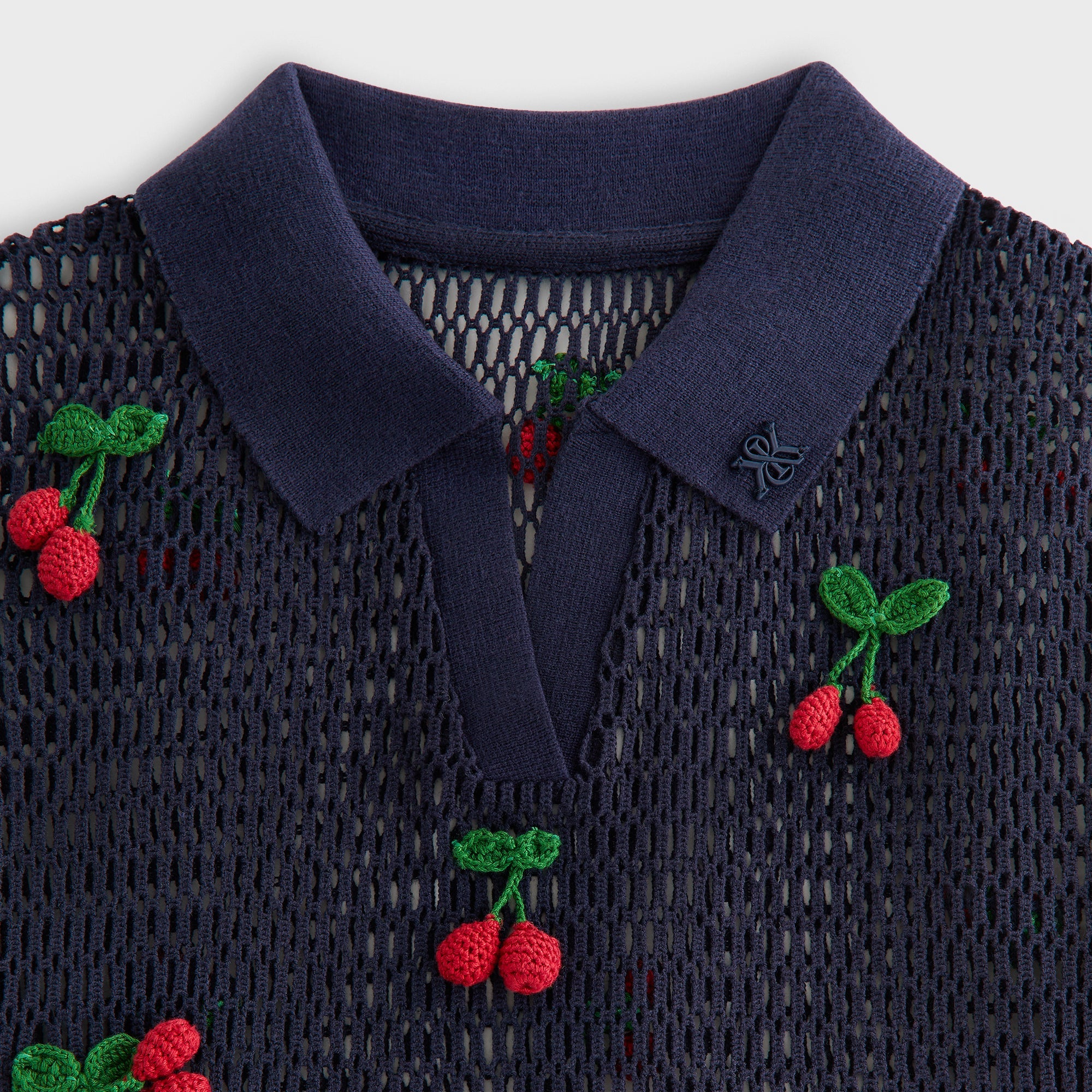 Kith Women Hedi Cherry Sweater Polo - Nocturnal