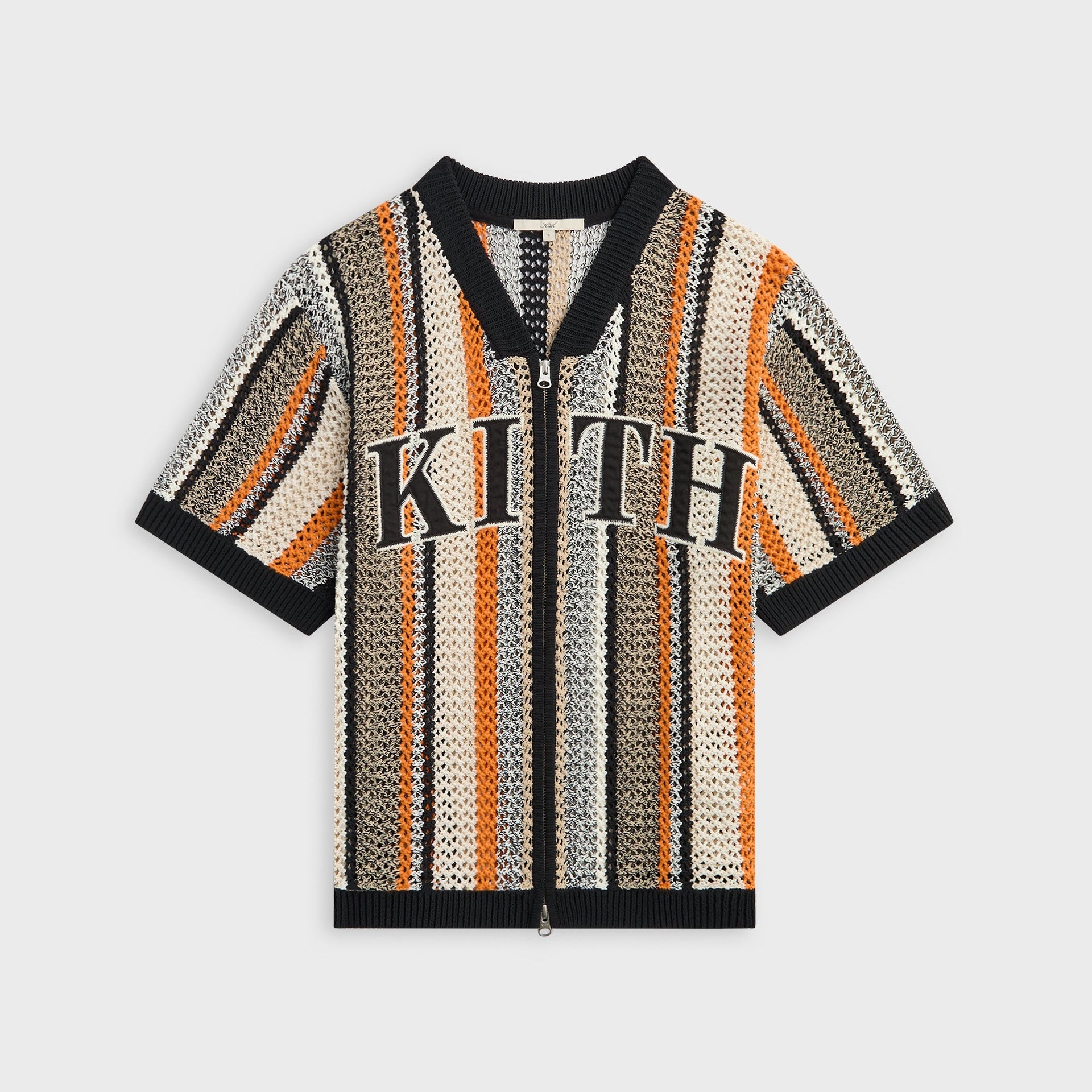 Kith Women Spencer III Crochet Zip Up Jersey - Ink - PH