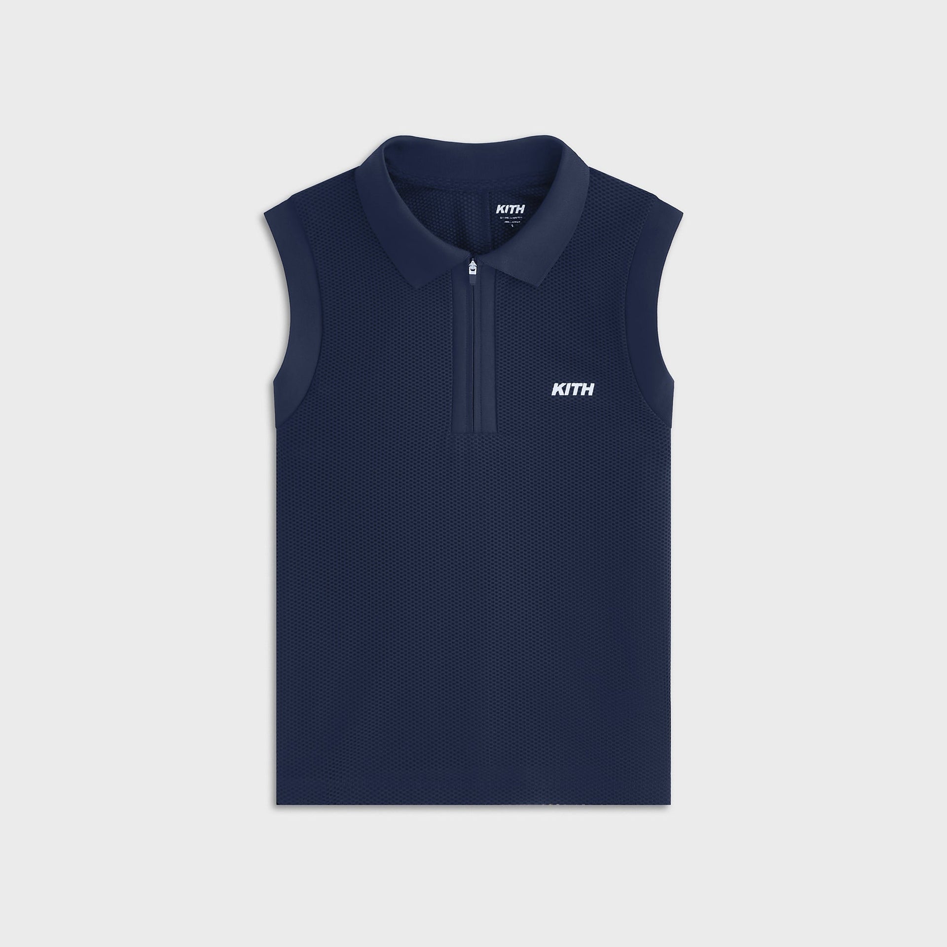 Kith Women Perry Polo Mesh Tank - Nocturnal - PH