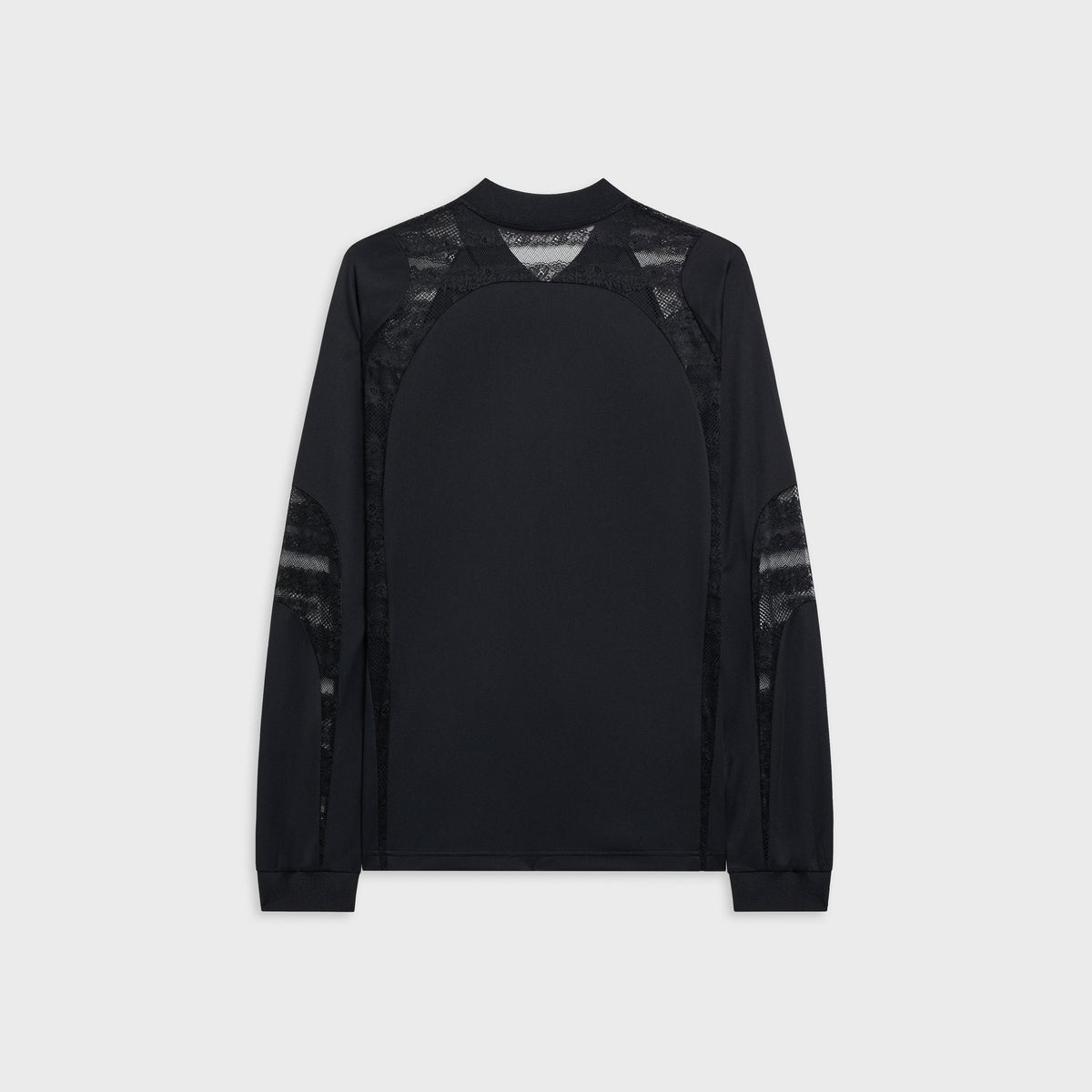 Kith Women Ridley Lace Paneled Long Sleeve - Black Beauty