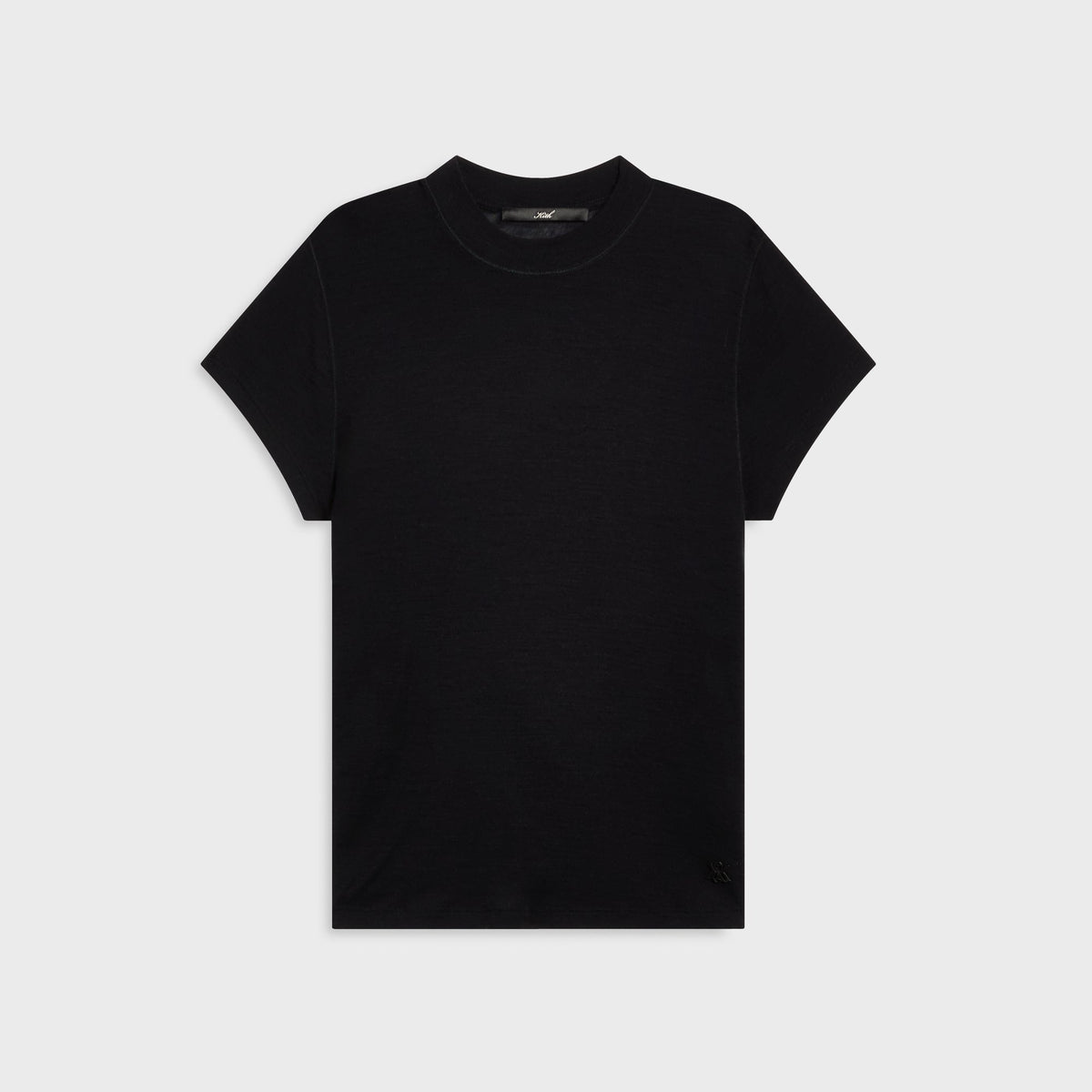 Kith Women Mulberry IV Wool Jersey Tee - Black - PH