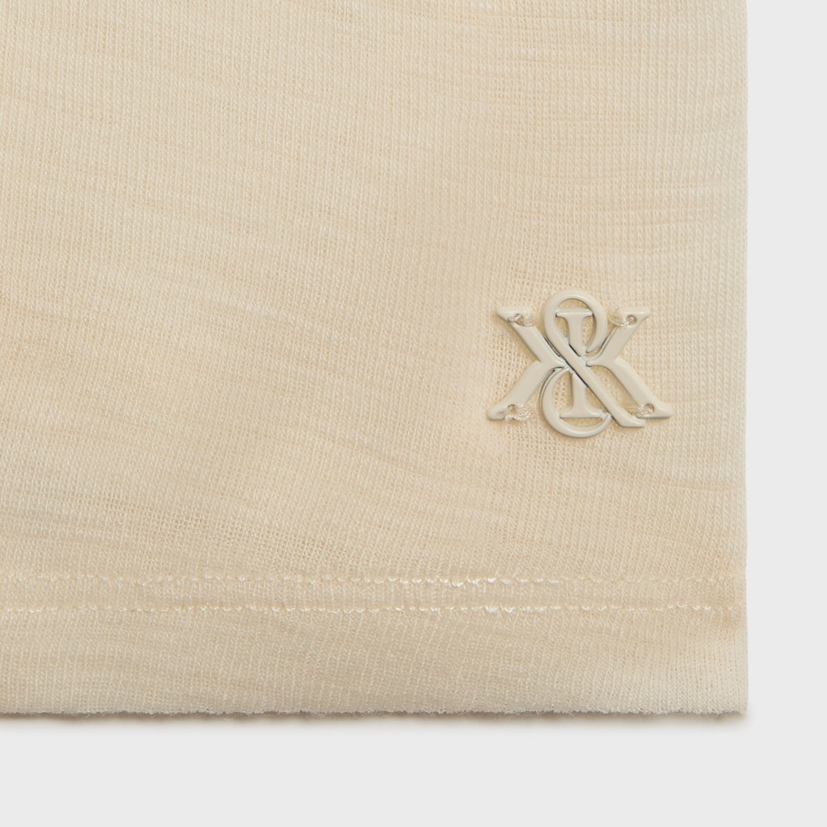 Kith Women Mulberry IV Wool Jersey Tee - Sandrift - PH