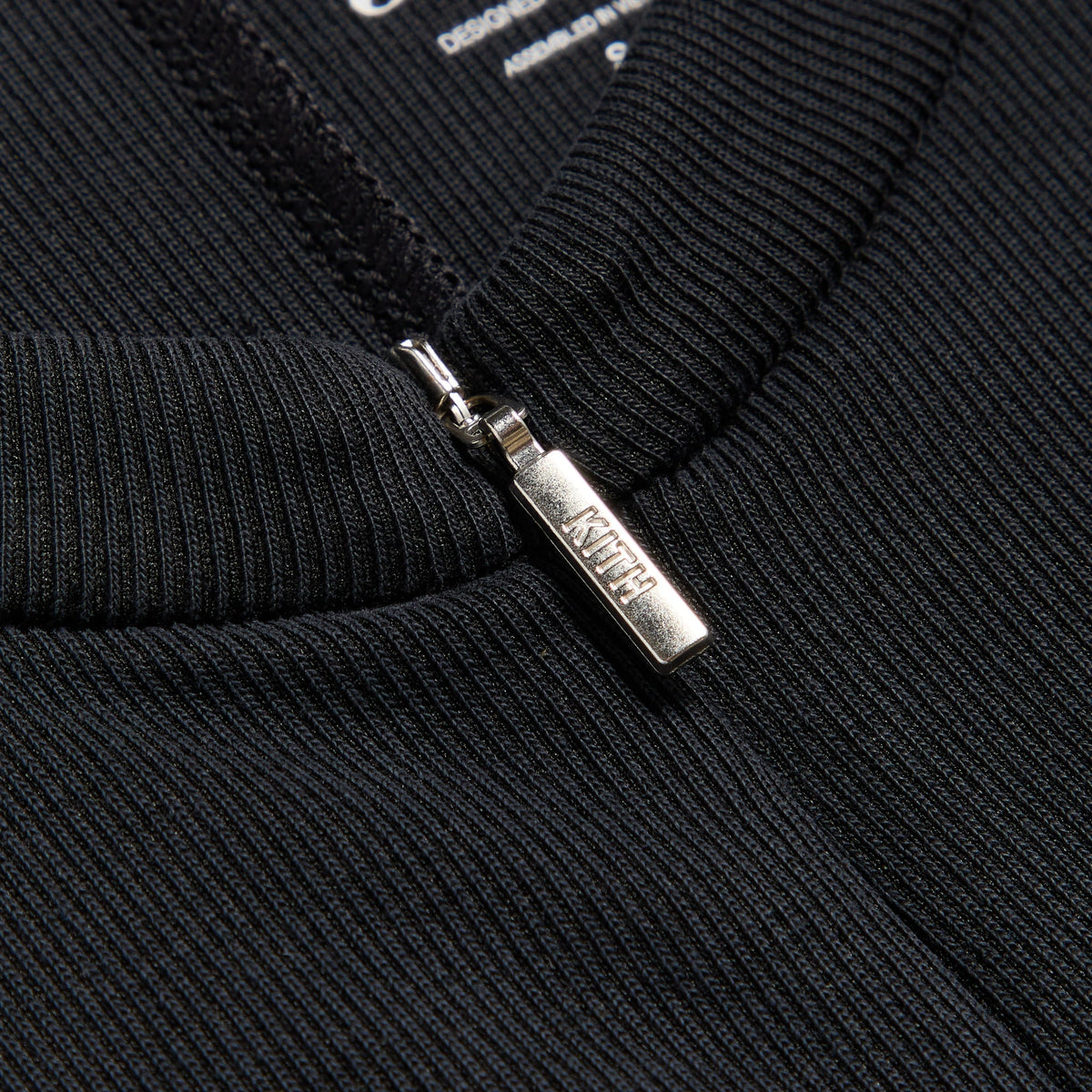 Kith Women Nori Quarter Zip Long Sleeve - Black - PH