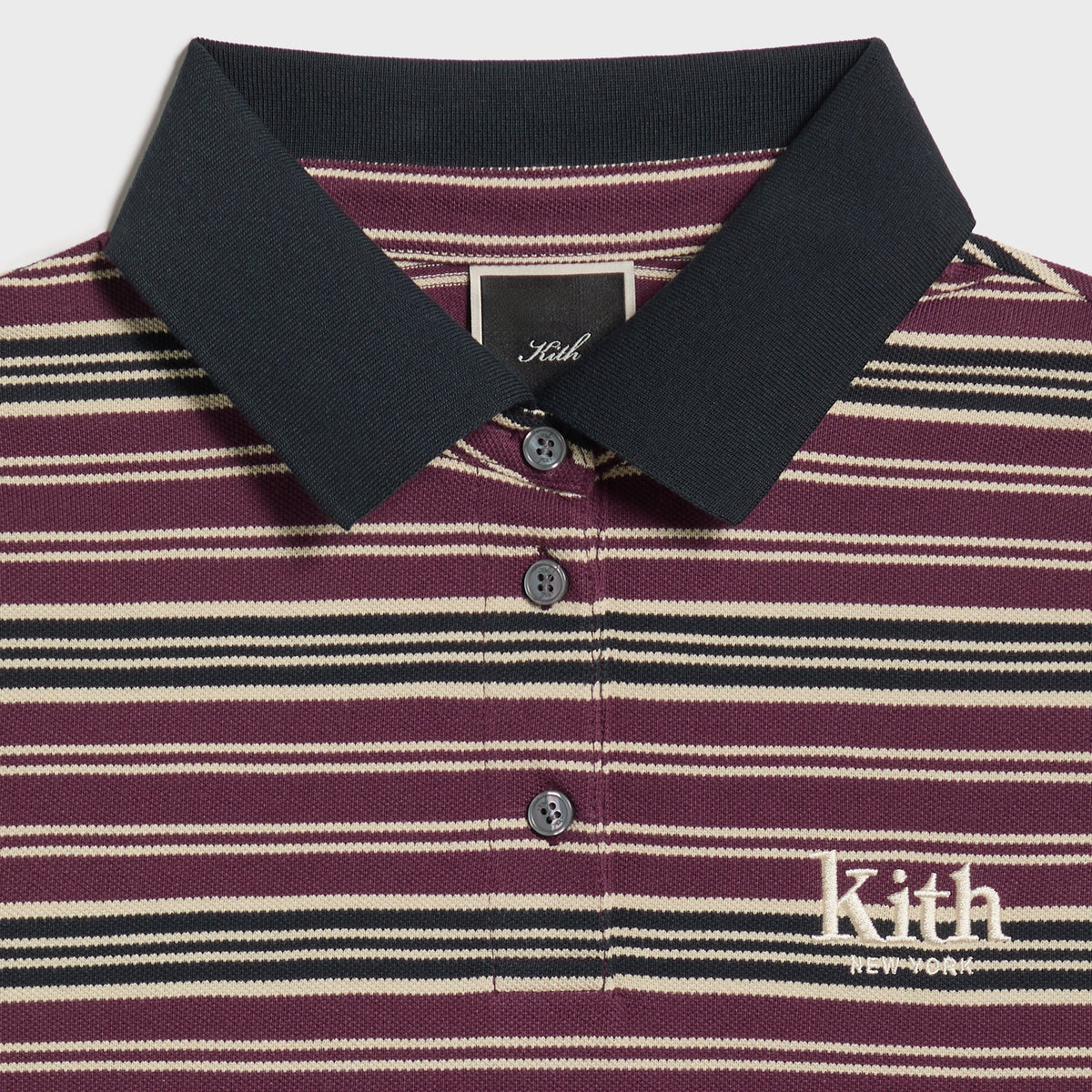 Kith Women Breda Striped Polo - Black - PH