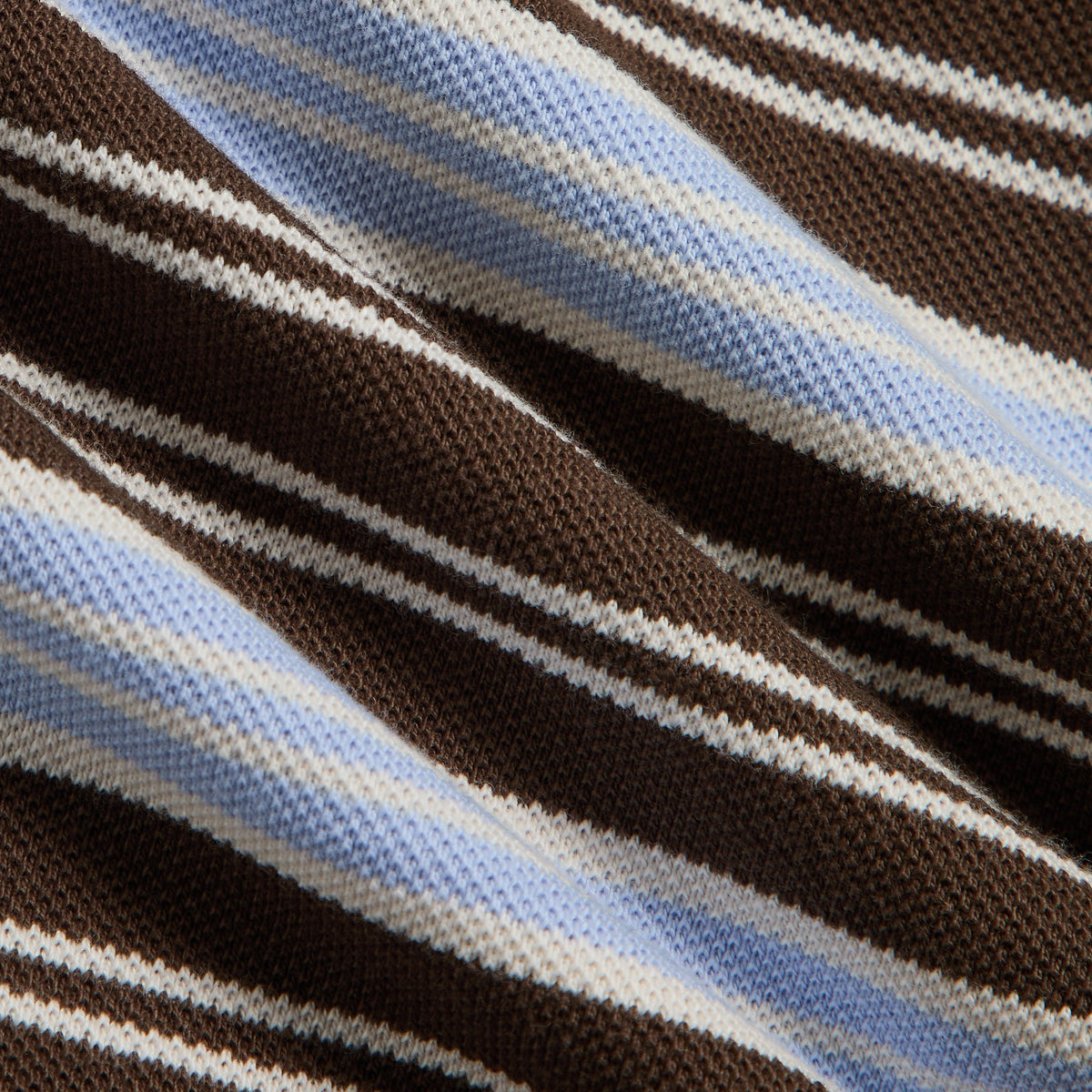 Kith Women Sadie Striped Polo Long Sleeve - Legacy - PH