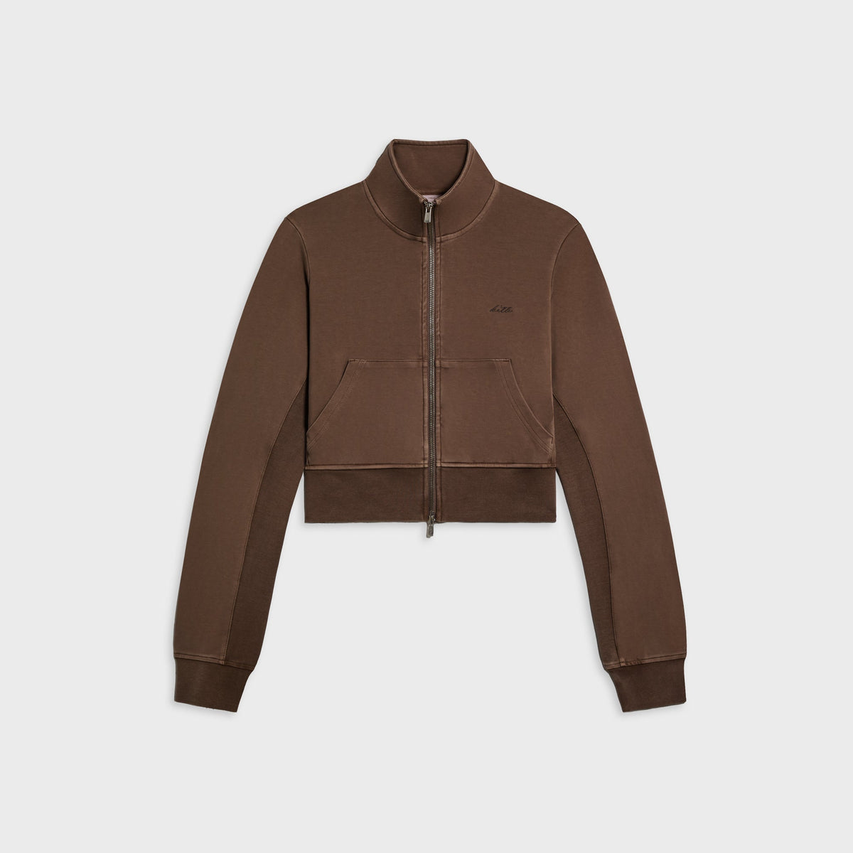 Kith Women Cenat Cropped Track Zip - Permanent - PH
