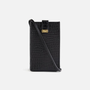 Kith Women Emmett Croc Mini Bag - Black